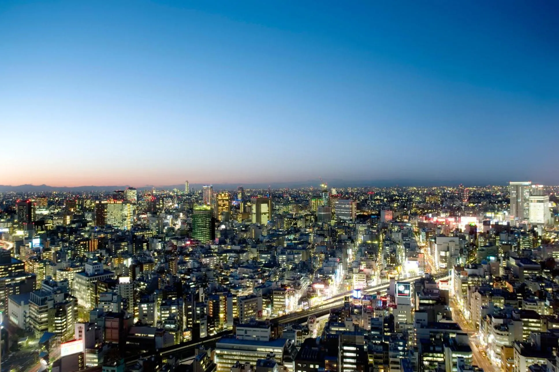 City view in Mandarin Oriental, Tokyo
