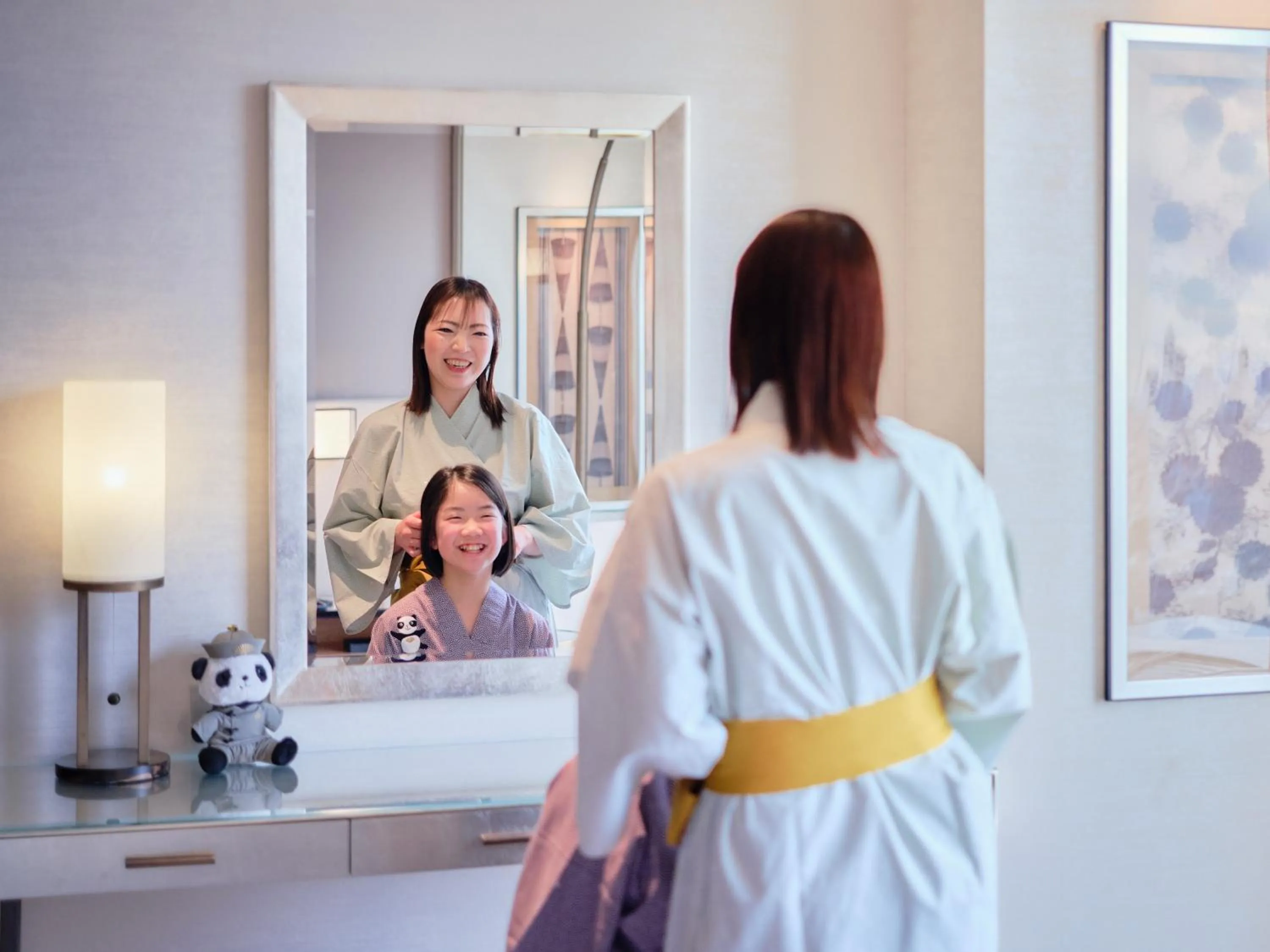Family in Mandarin Oriental, Tokyo