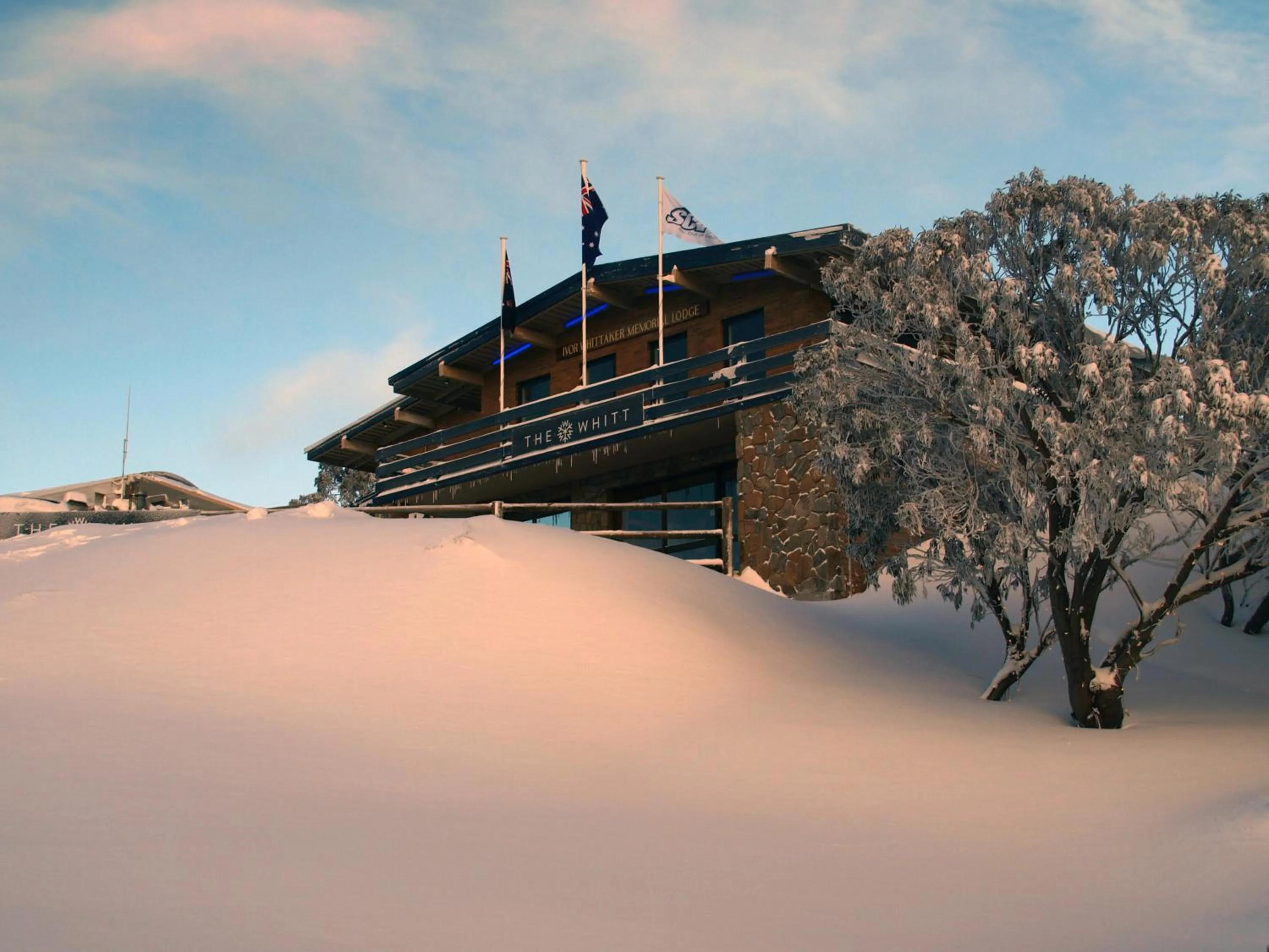 Winter in Ski Club of Victoria - Ivor Whittaker Lodge