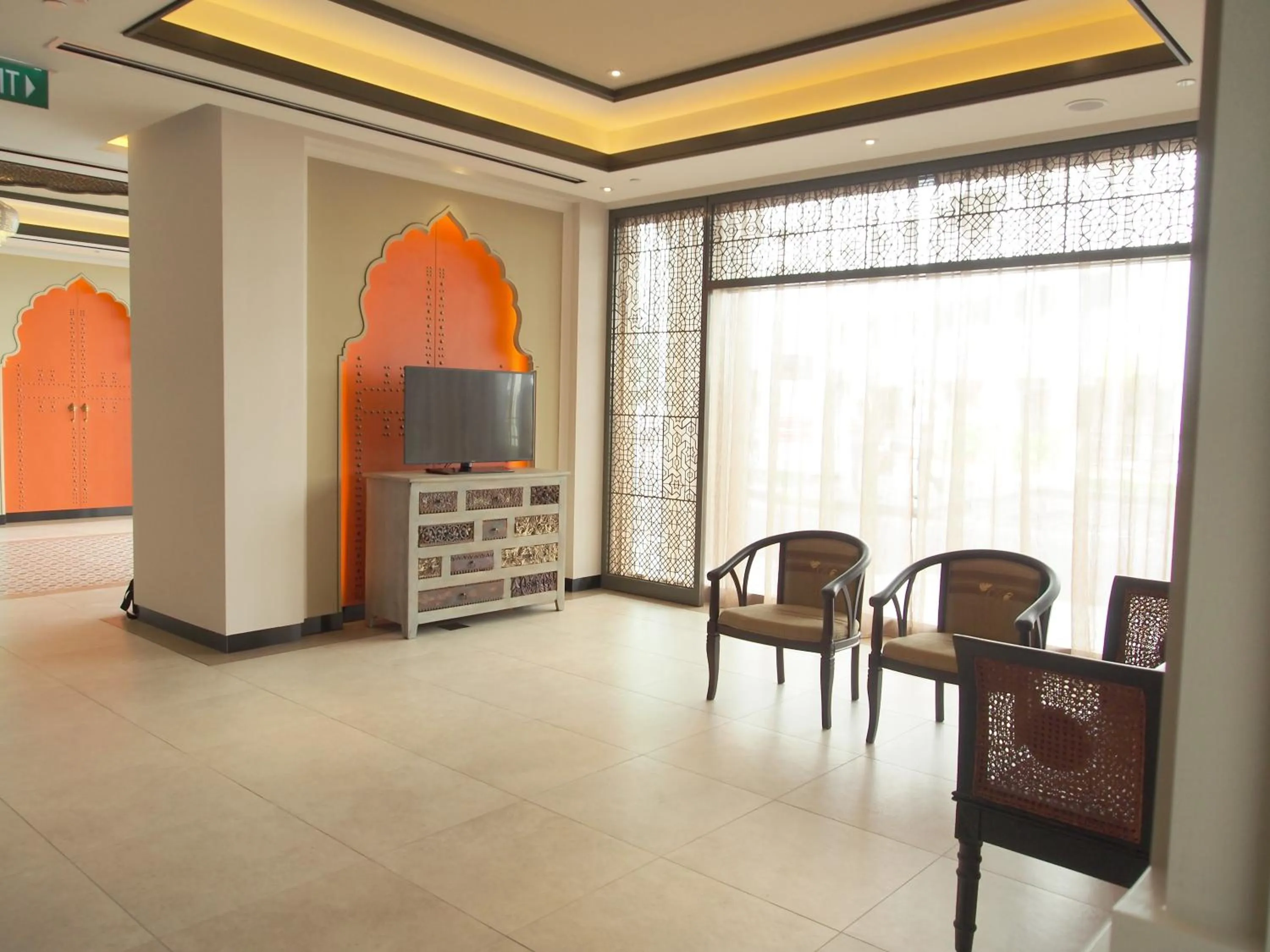 Lobby or reception in Aqueen Heritage Hotel Little India