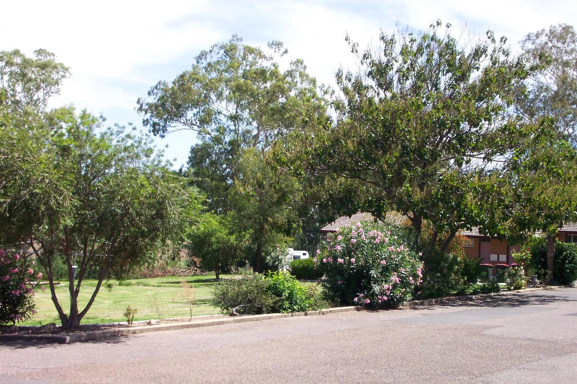 Garden in Colonial Inn Motel