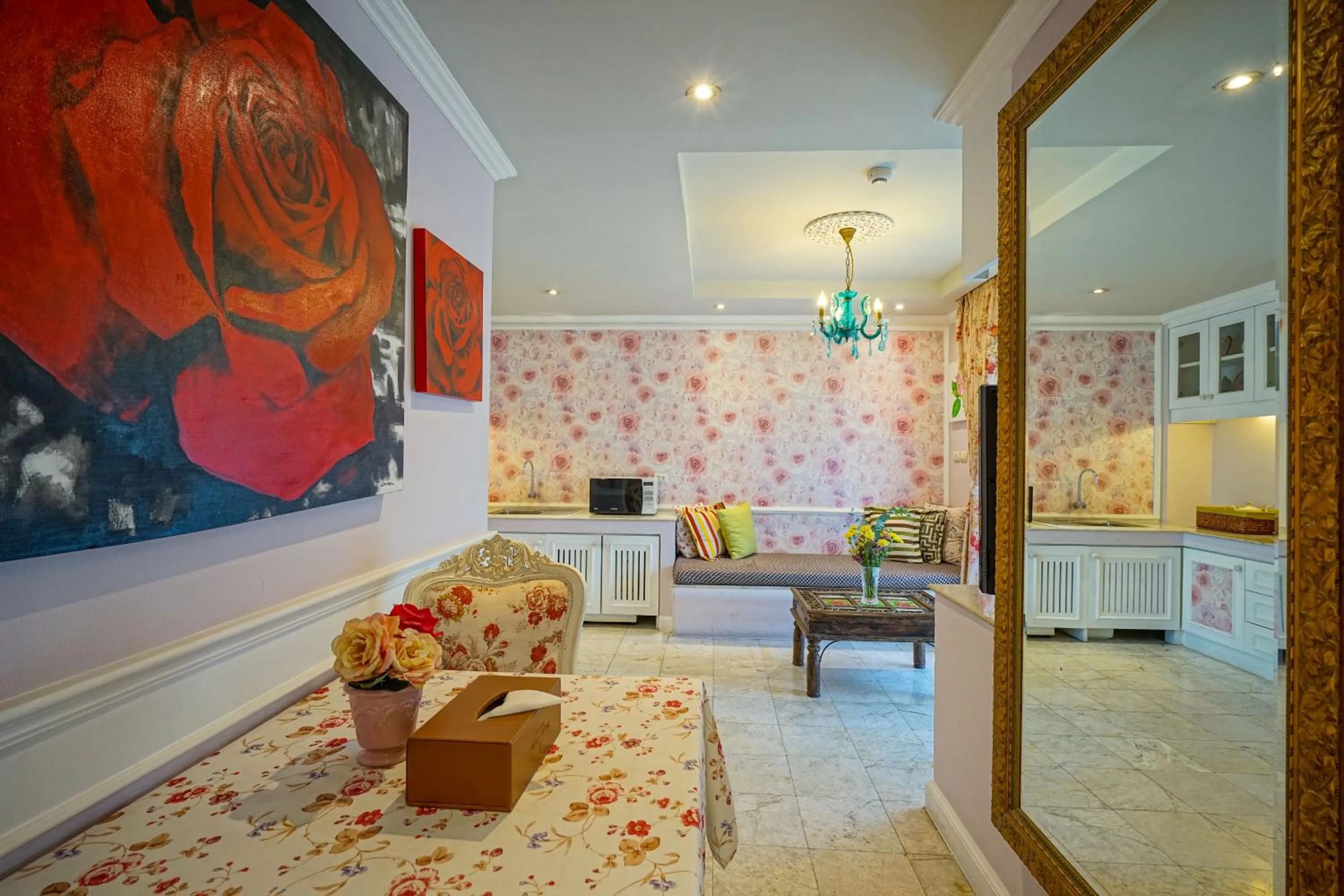 Living room in At Pingnakorn Nimman Hotel