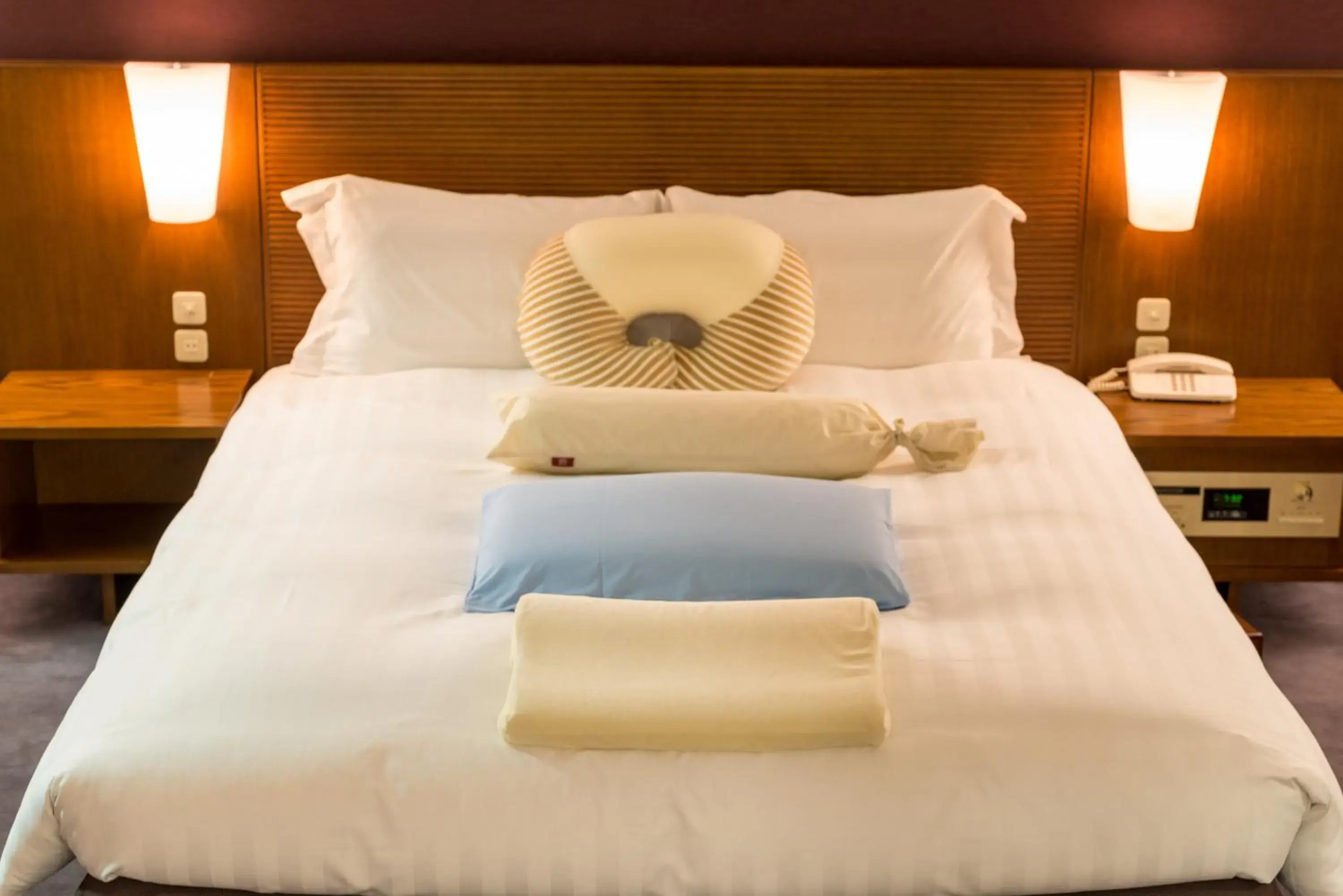 Bed in Okinawa Grand Mer Resort Bed in Okinawa Grand Mer Resort