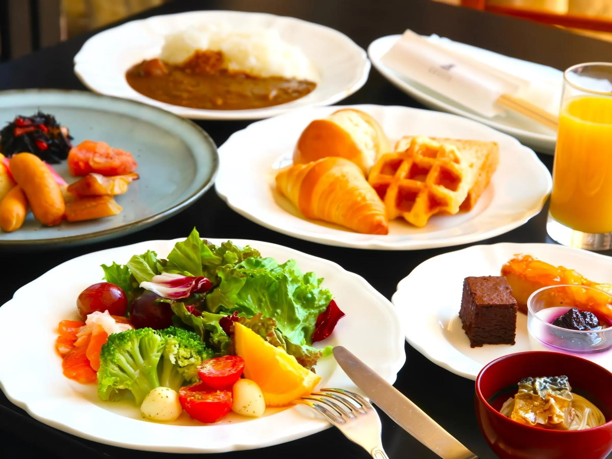 Breakfast in Kitabiwako Hotel Grazie