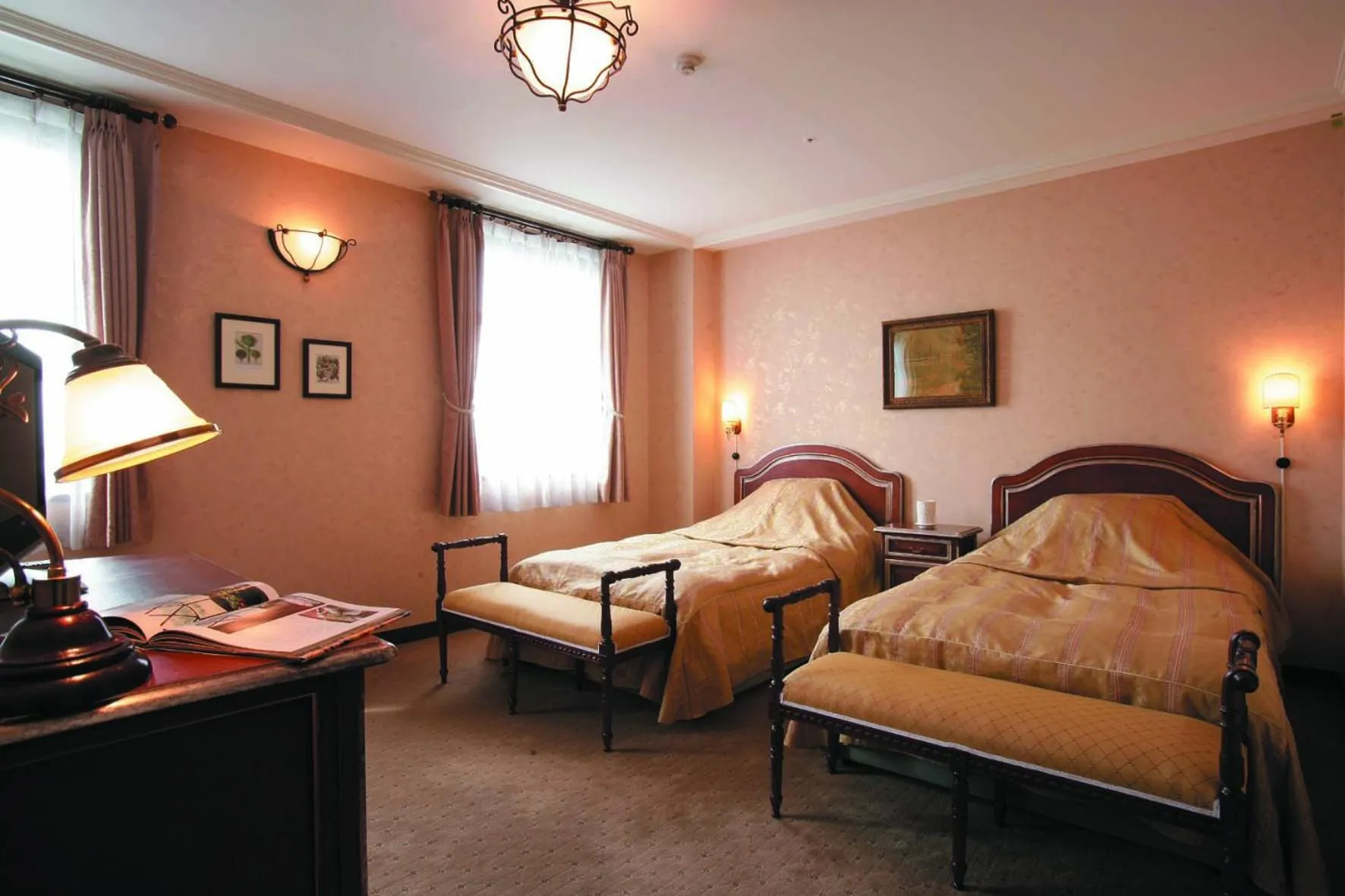 Decorative detail in Kitabiwako Hotel Grazie