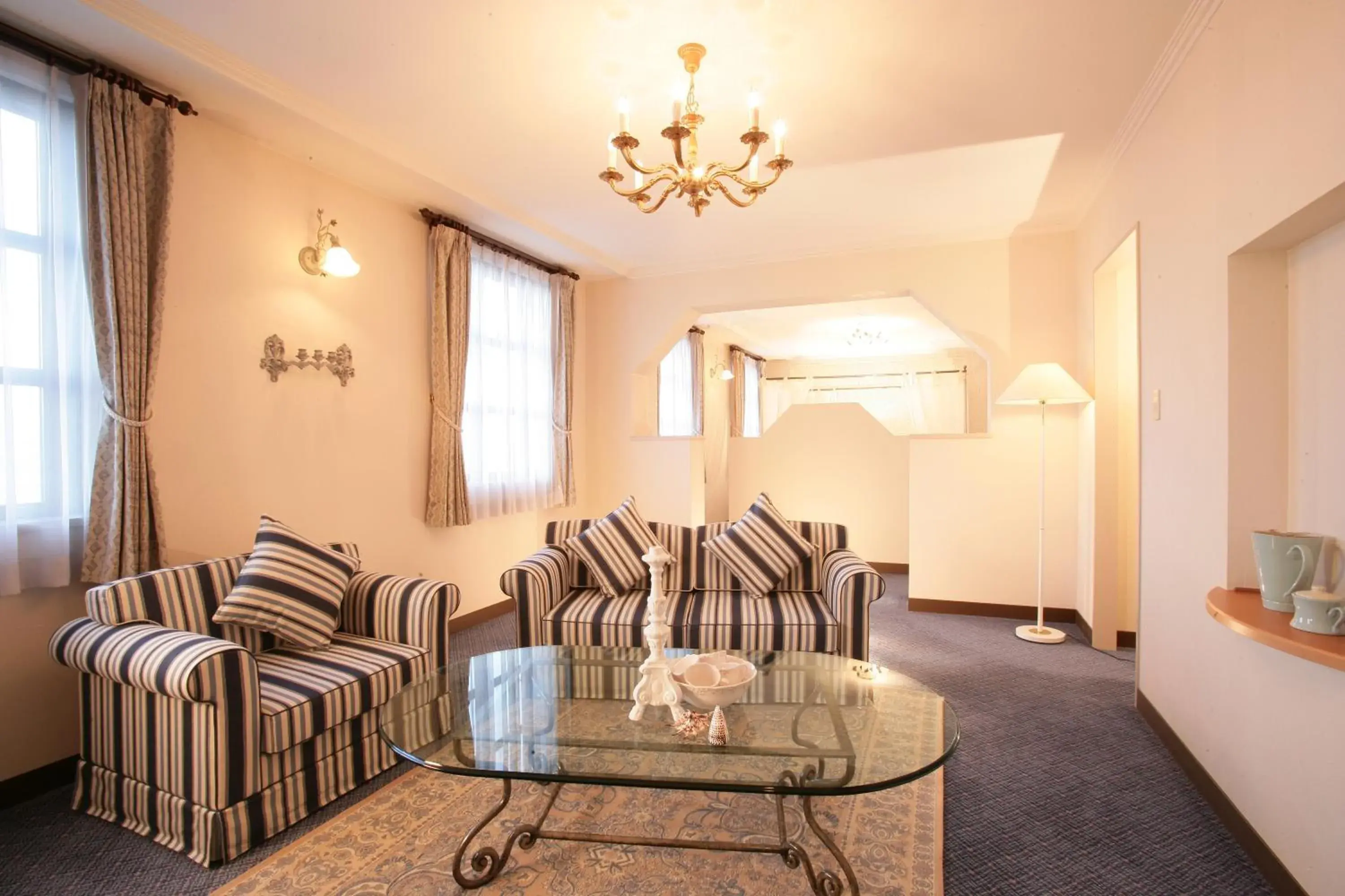 Living room in Kitabiwako Hotel Grazie Living room in Kitabiwako Hotel Grazie