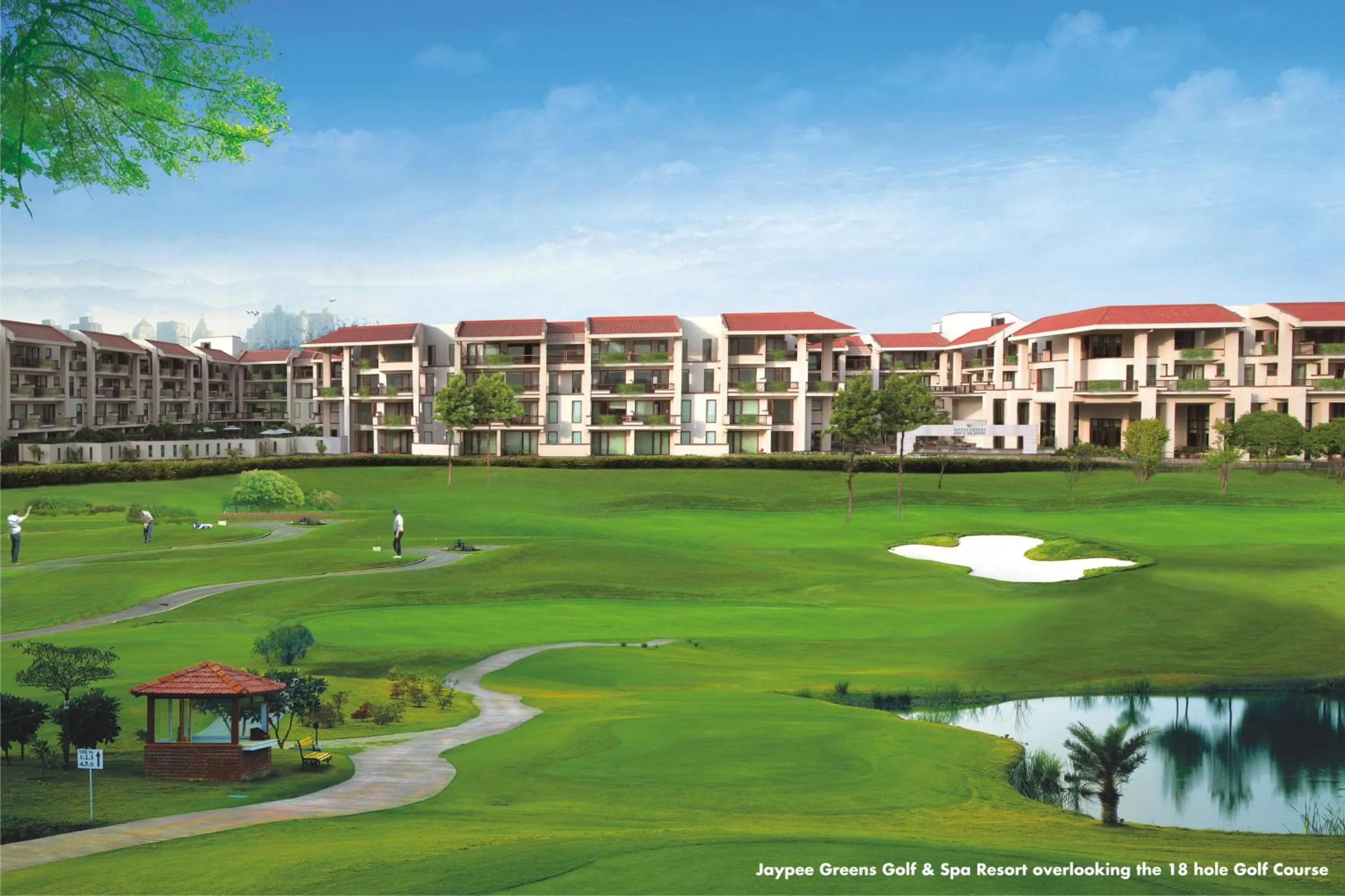Golfcourse in Jaypee Greens Golf and Spa Resort