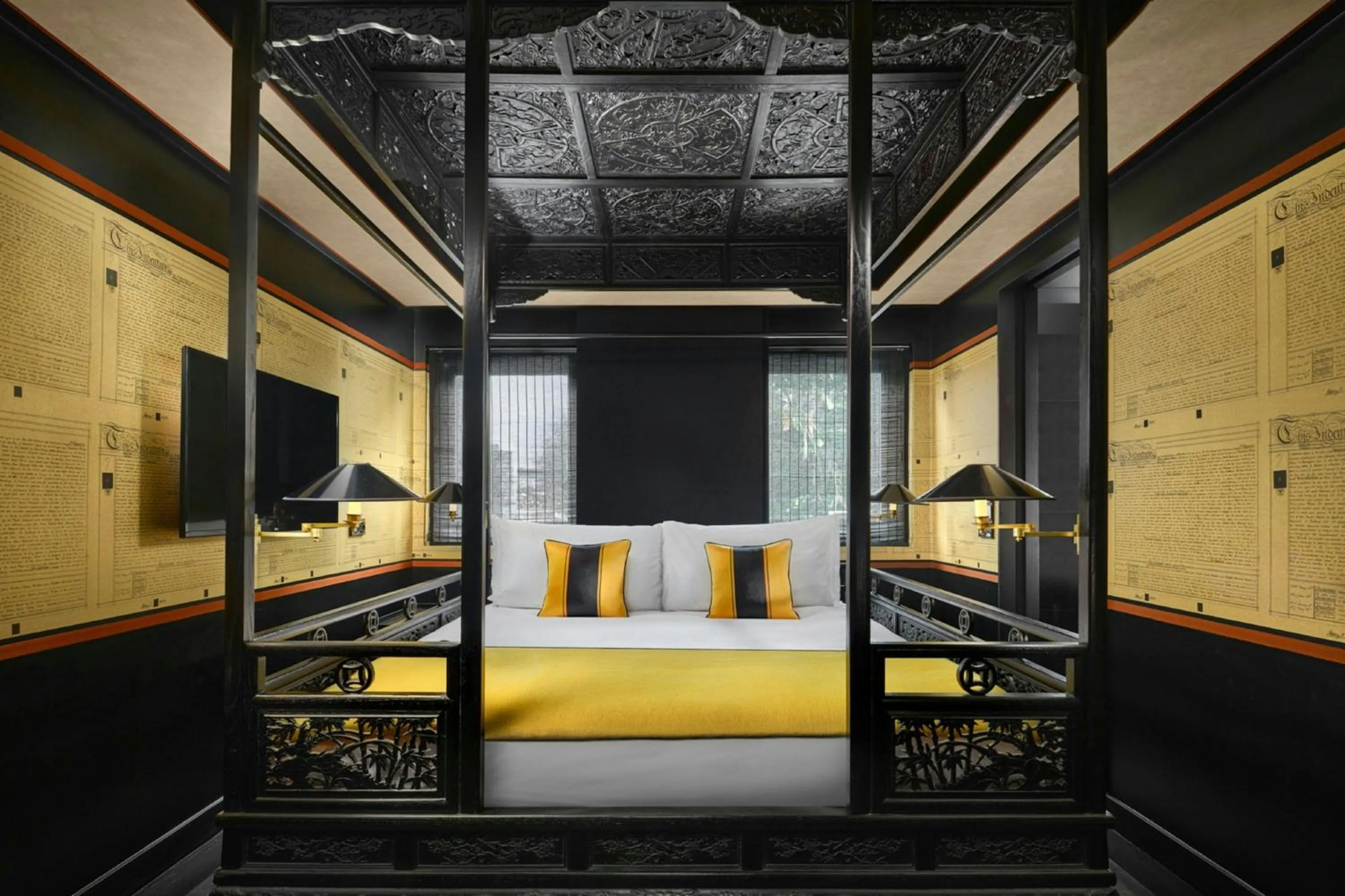 Photo of the whole room, Bed in Duxton Reserve Singapore, Autograph Collection