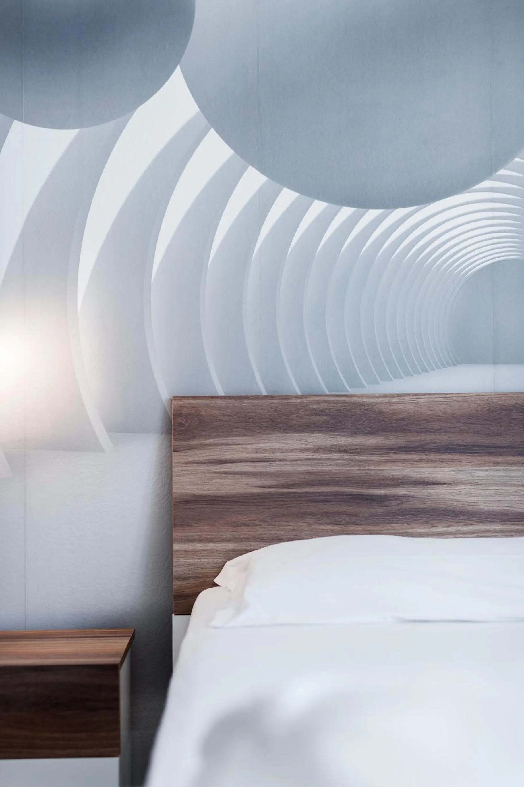 Bed in Hotel Sole Holiday