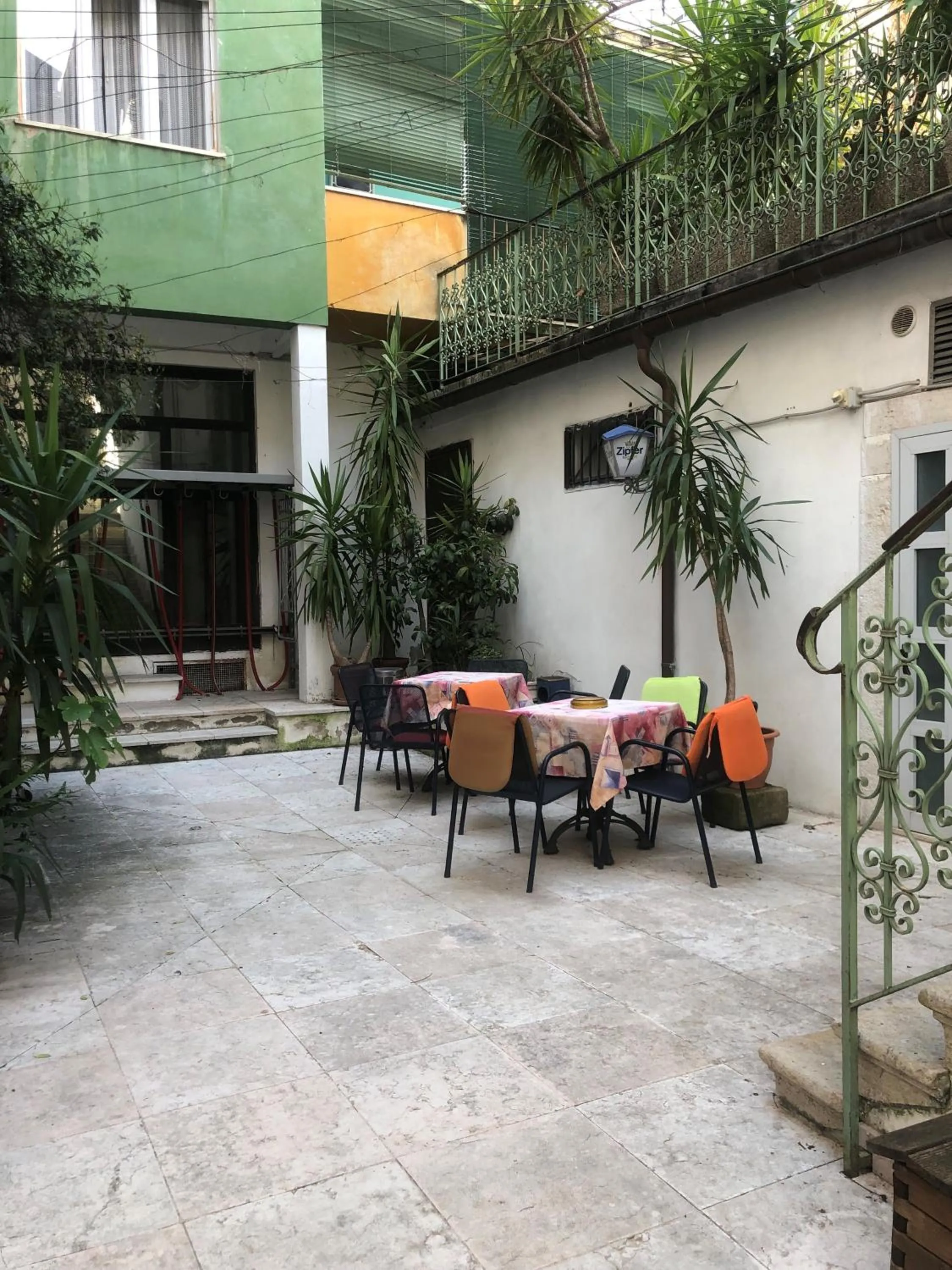 Inner courtyard view in Hotel Sole Holiday