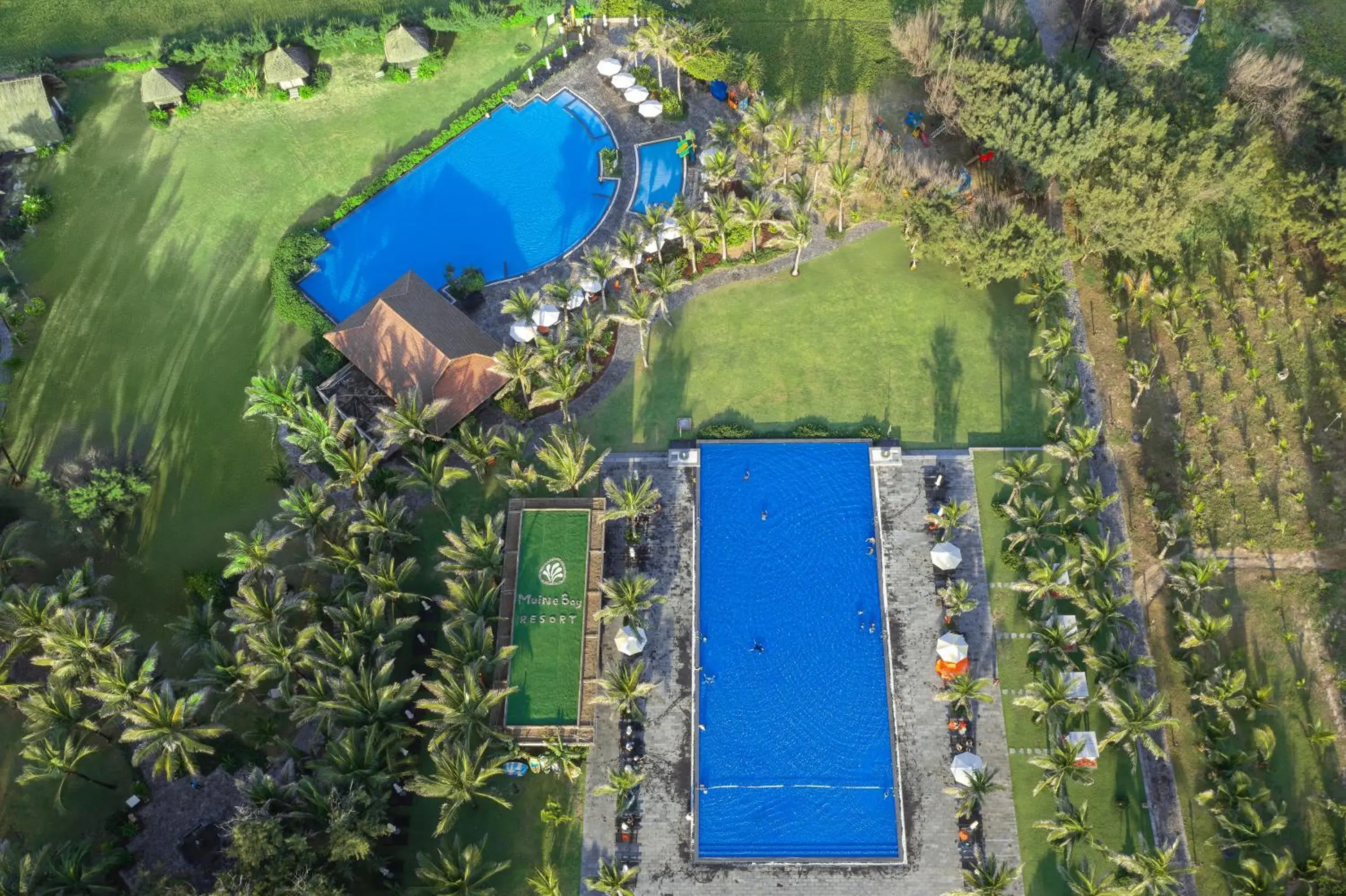 Pool view in Muine Bay Resort Pool view in Muine Bay Resort