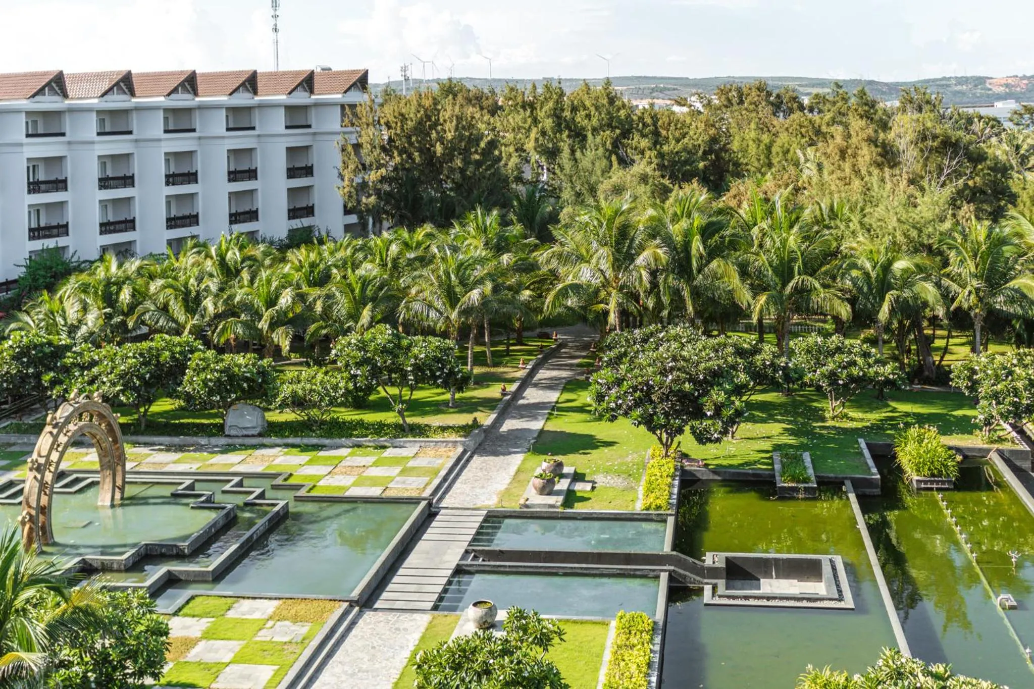 Garden view in Muine Bay Resort