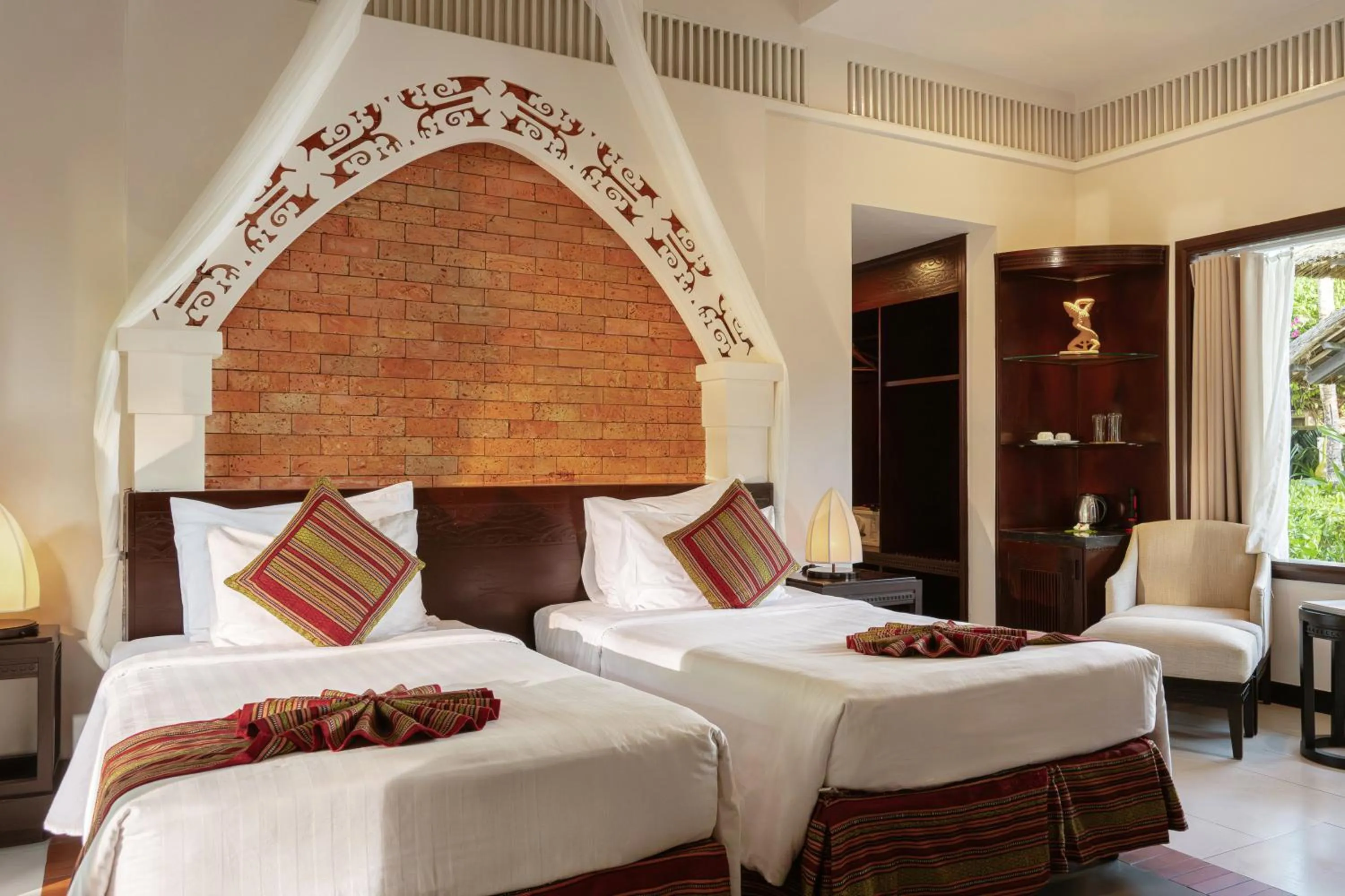 Bed in Muine Bay Resort