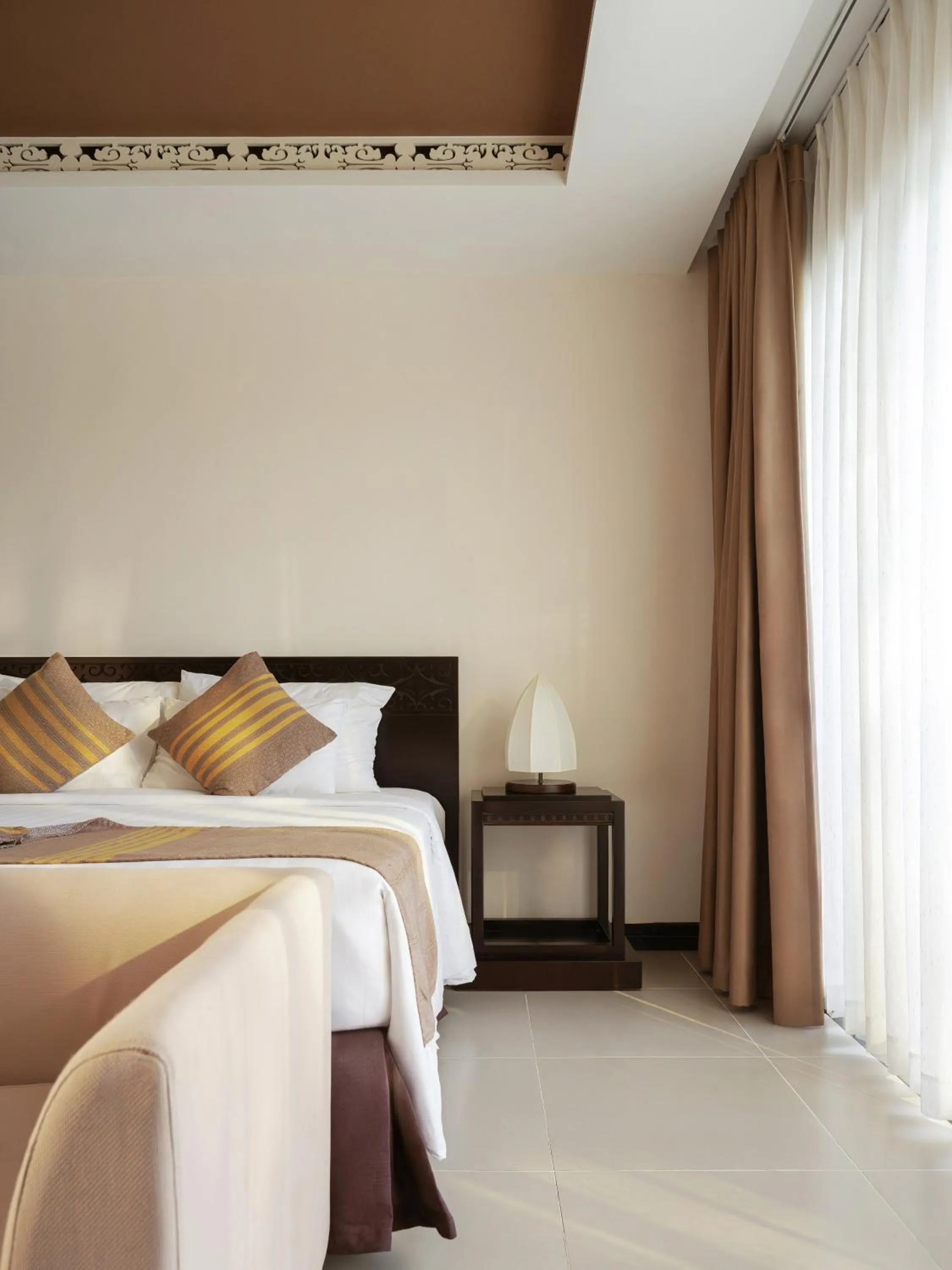 Decorative detail, Bed in Muine Bay Resort