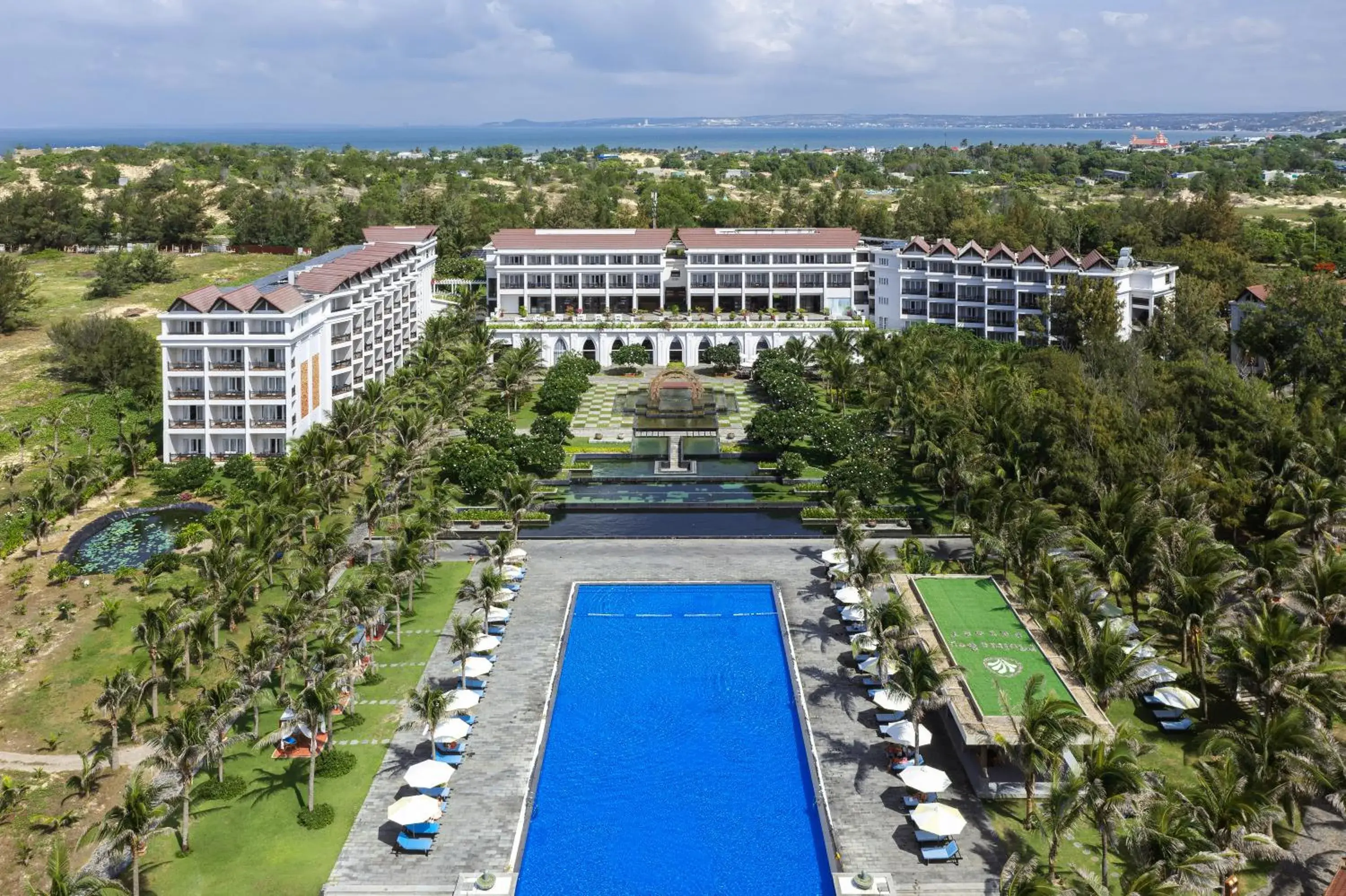 Bird's eye view in Muine Bay Resort Bird's eye view in Muine Bay Resort