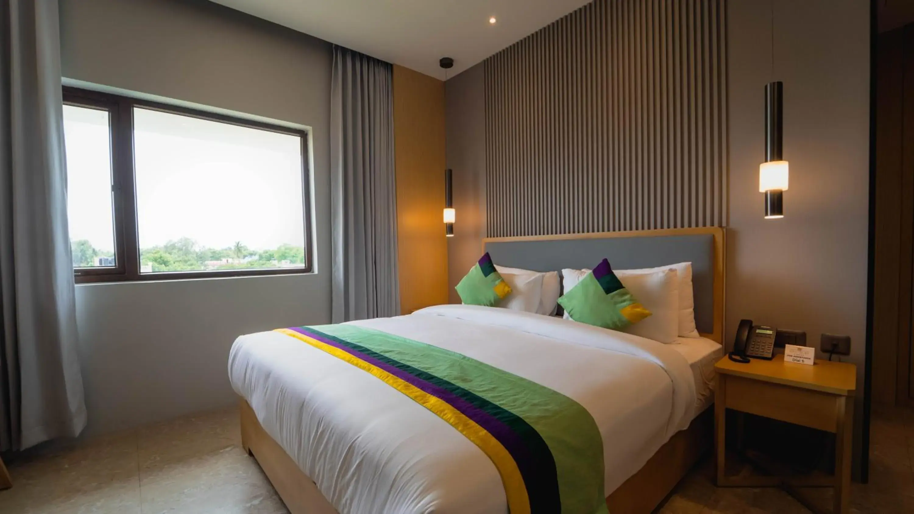 Bedroom, Bed in Treebo Kingsbury Fiesta Vellore Bedroom, Bed in Treebo Kingsbury Fiesta Vellore