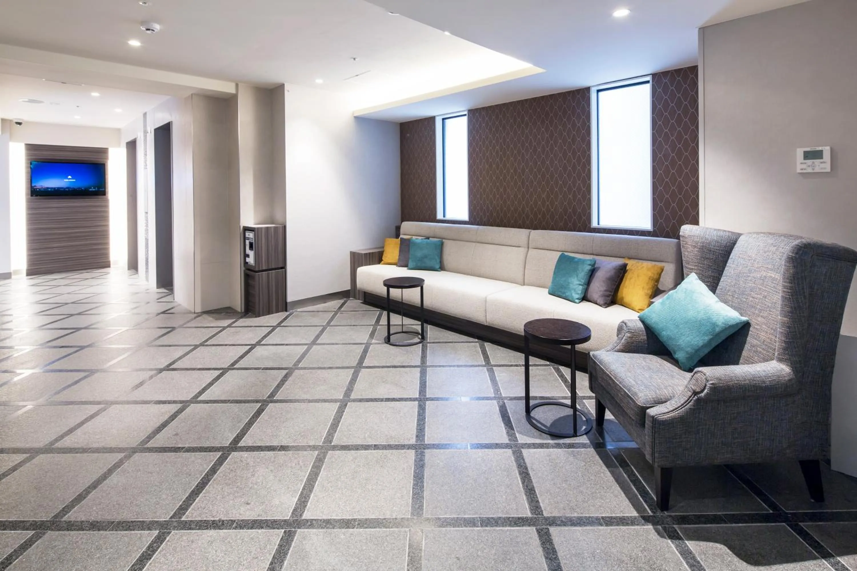 Lobby or reception in HOTEL MYSTAYS Gotanda