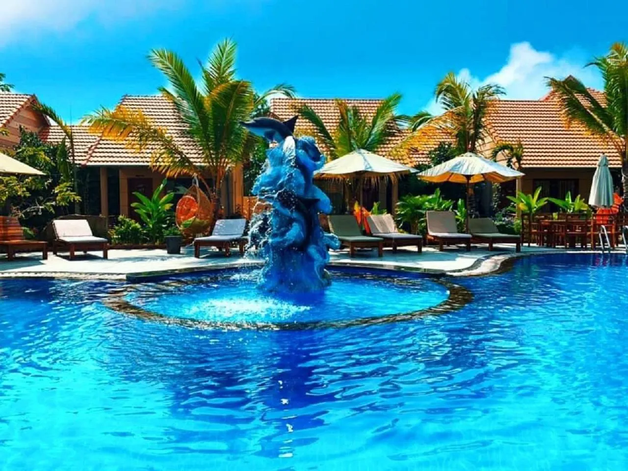 Pool view in Golden Topaz Phu Quoc Resort