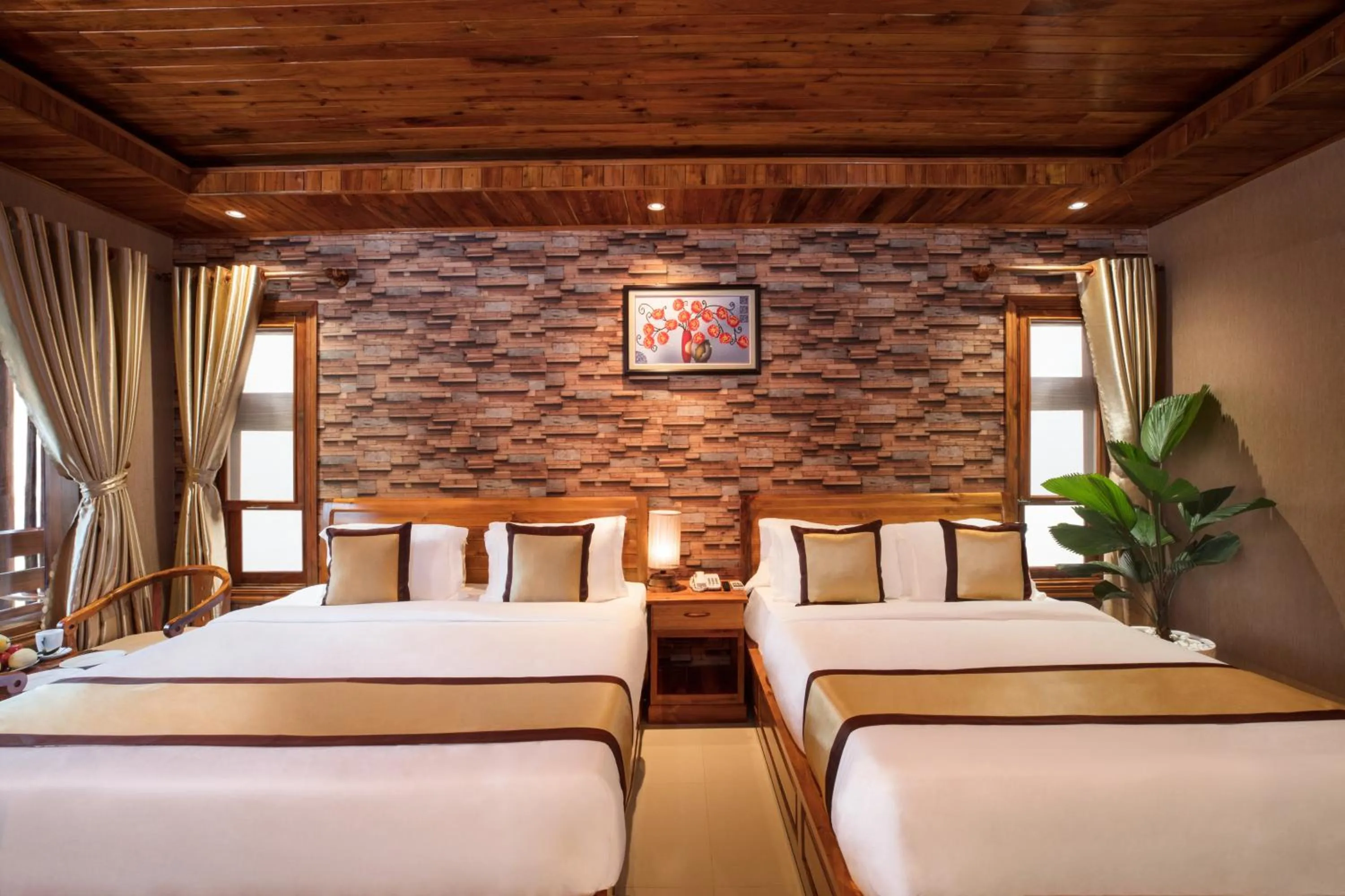 Bed in Golden Topaz Phu Quoc Resort