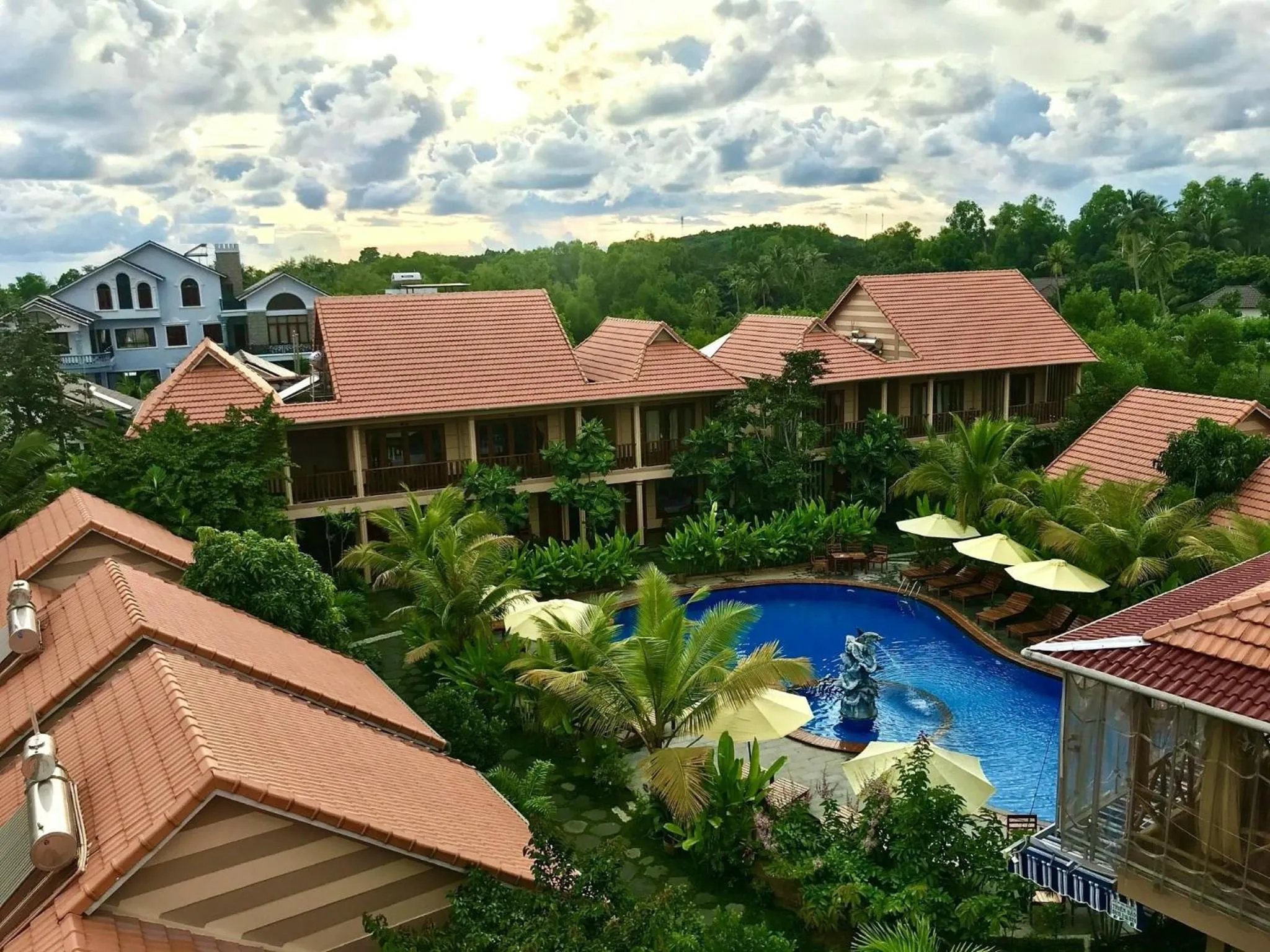 Bird's eye view in Golden Topaz Phu Quoc Resort