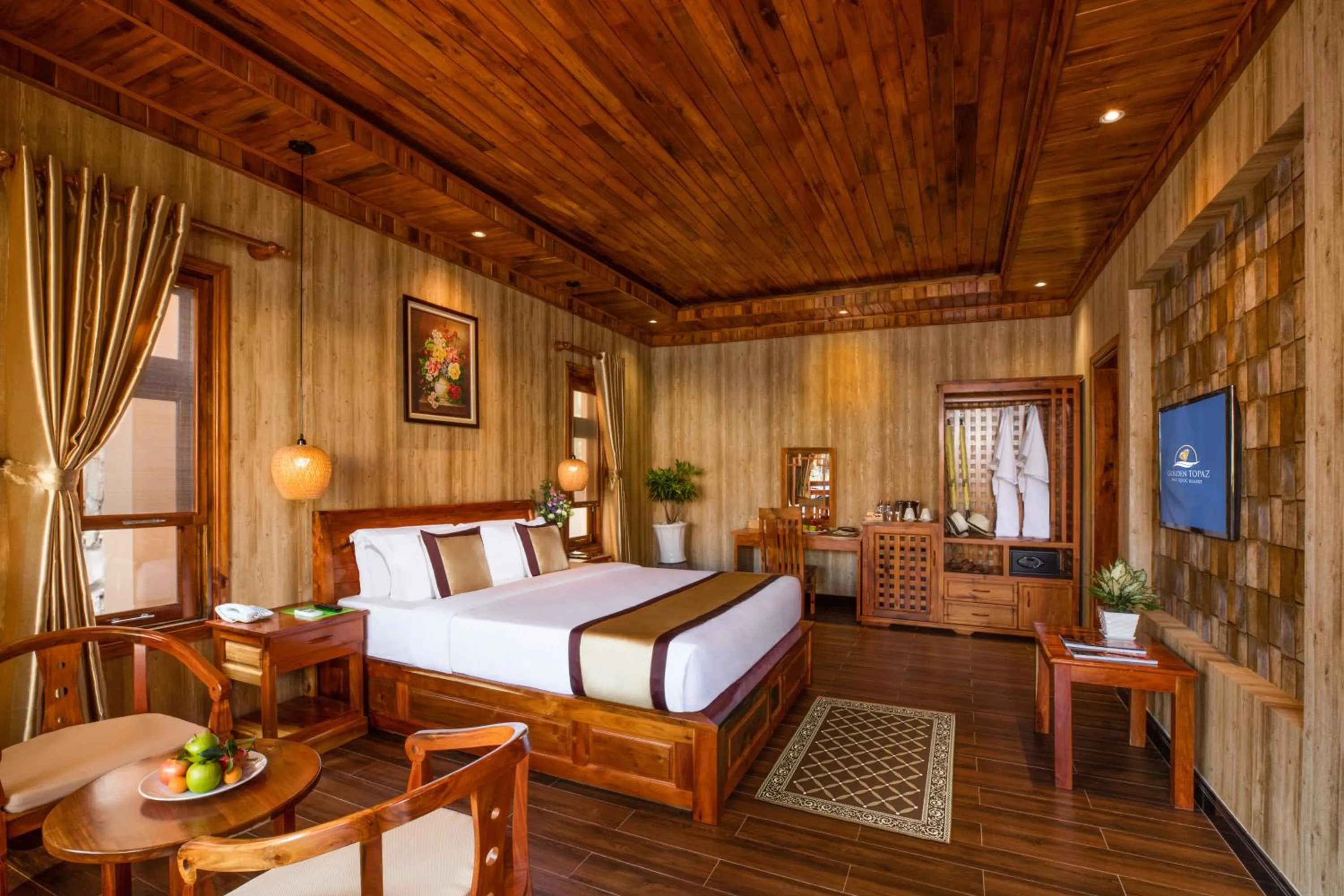 Photo of the whole room, Bed in Golden Topaz Phu Quoc Resort