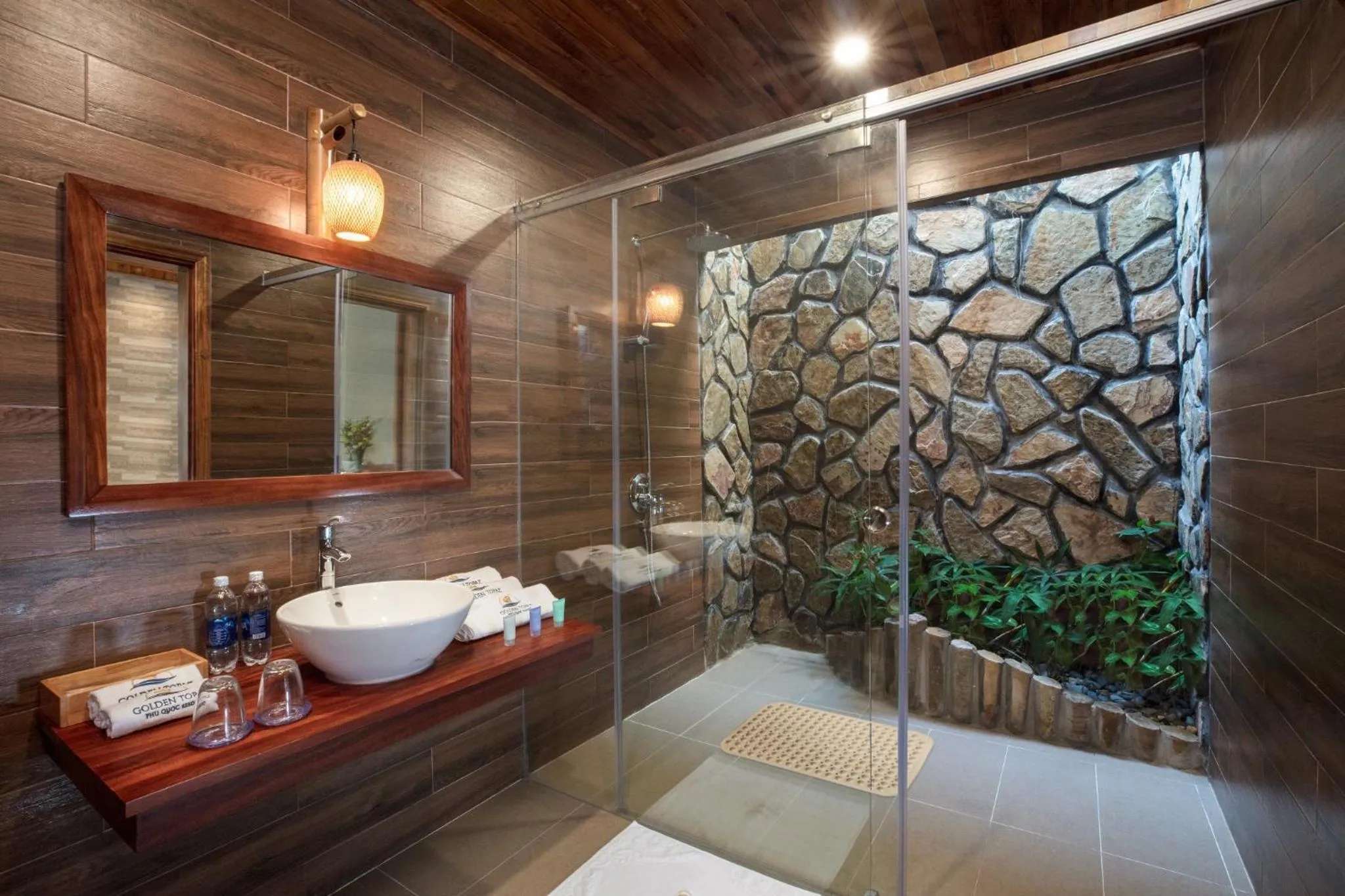 Bathroom in Golden Topaz Phu Quoc Resort