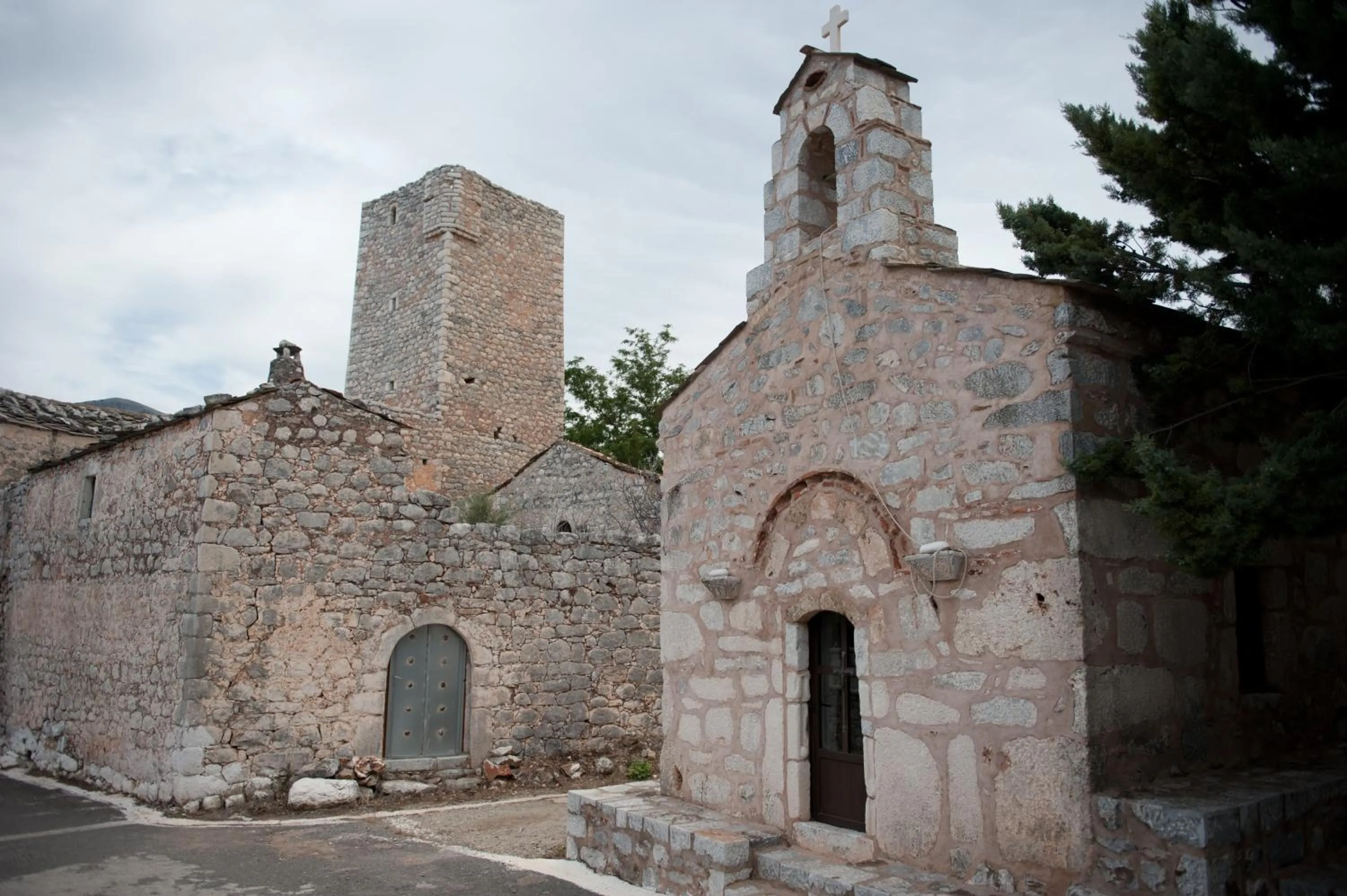 Facade/entrance in Arapakis Historic Castle