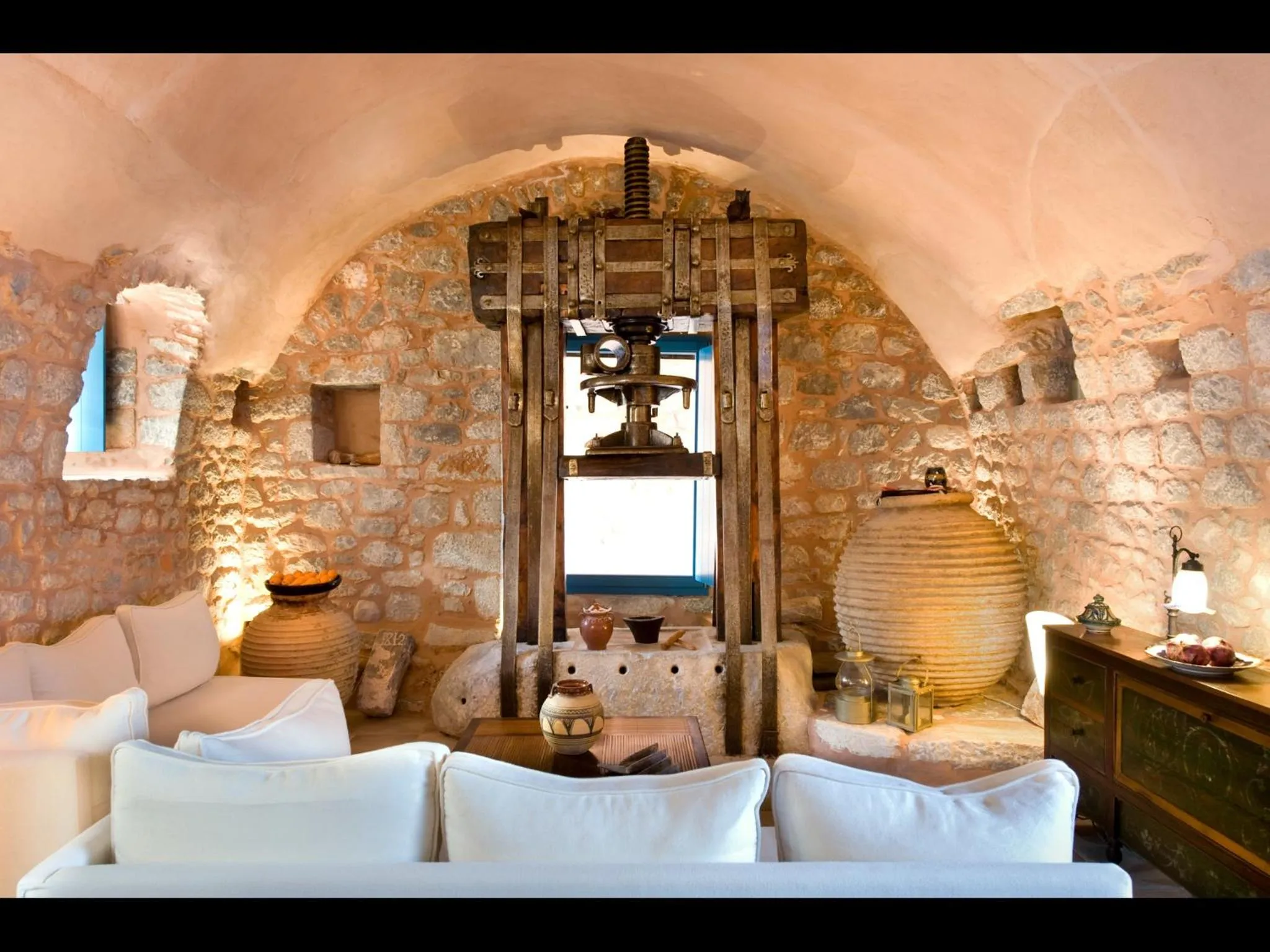 Decorative detail in Arapakis Historic Castle