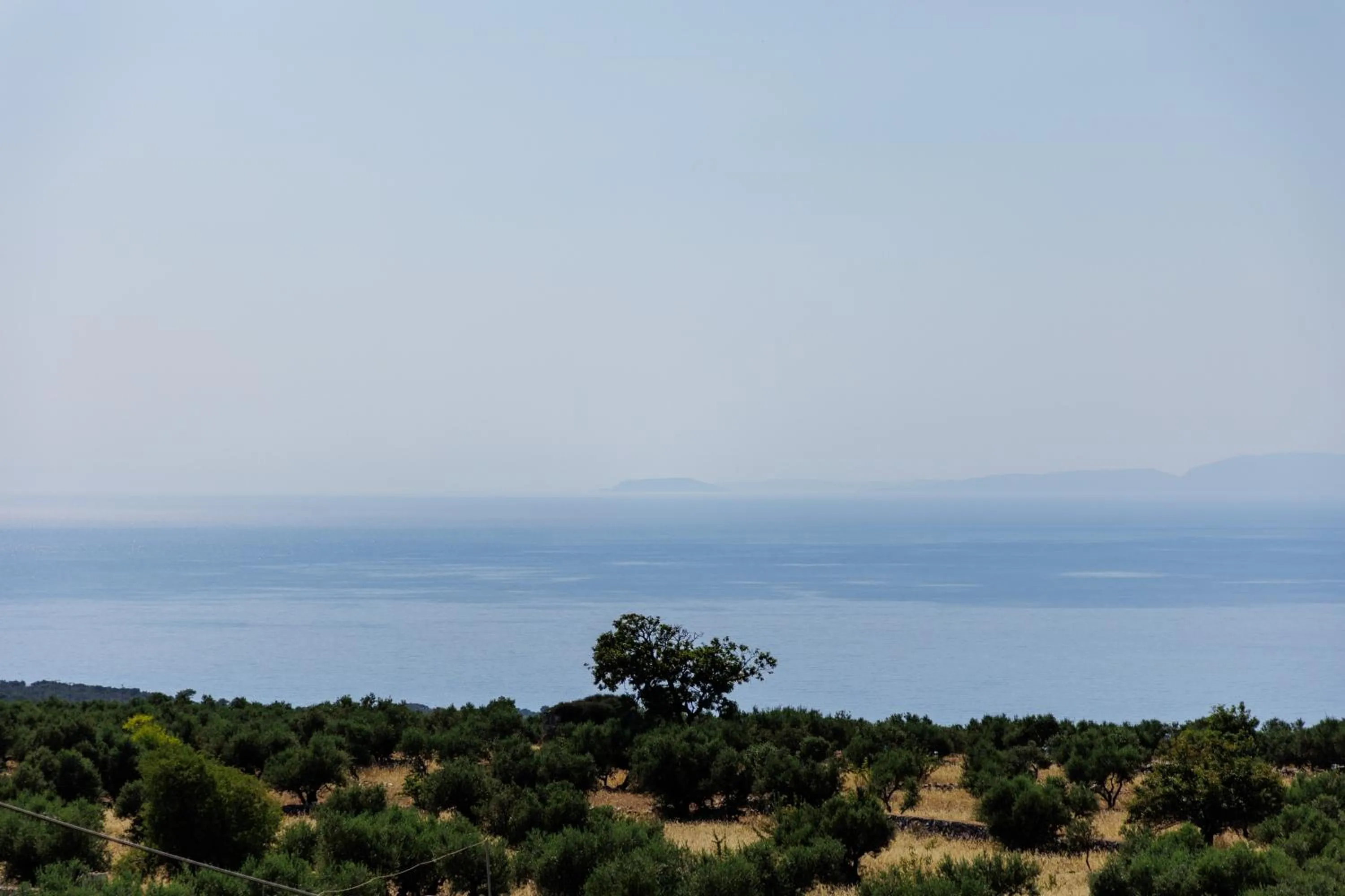 Sea view in Arapakis Historic Castle