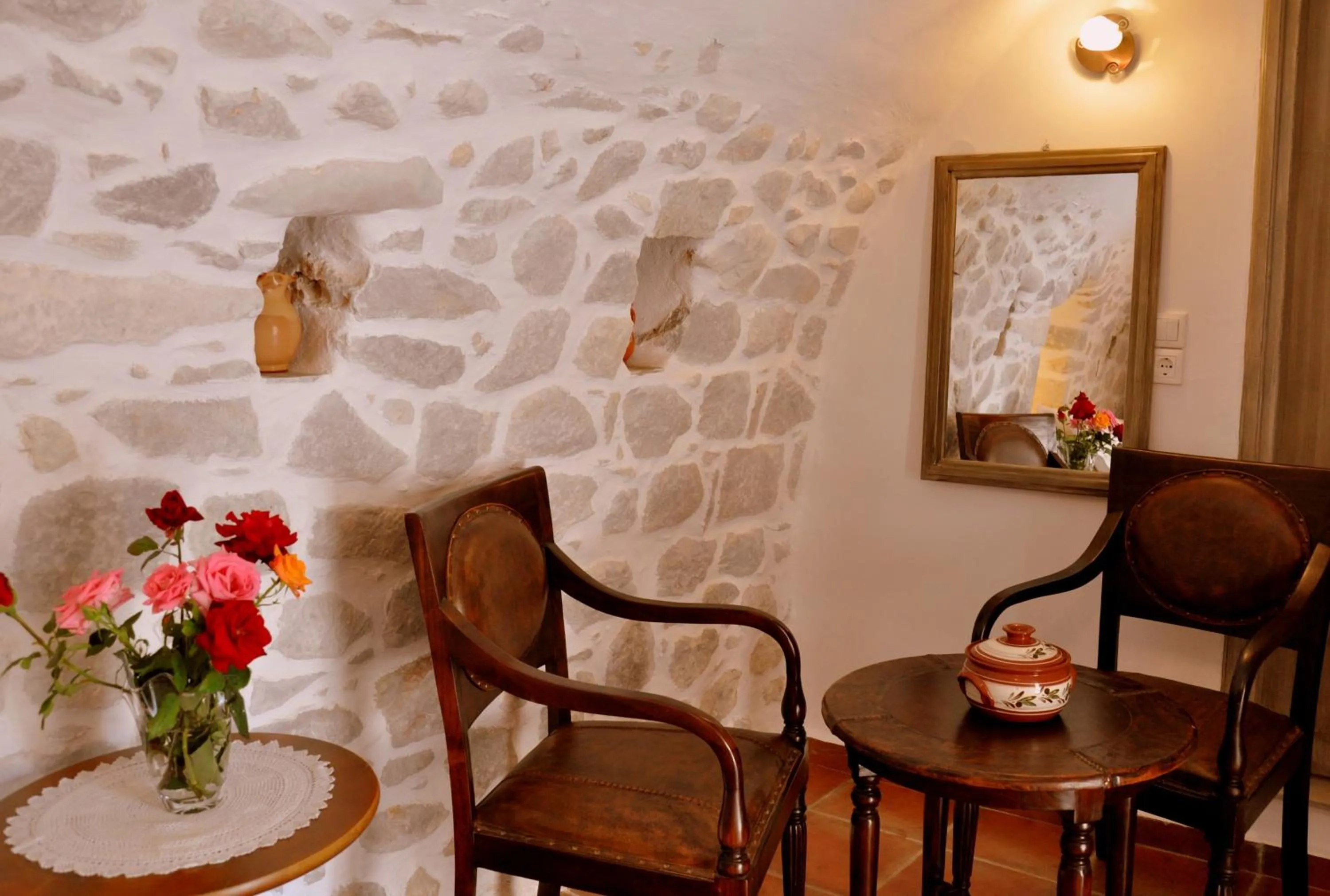 Decorative detail in Arapakis Historic Castle