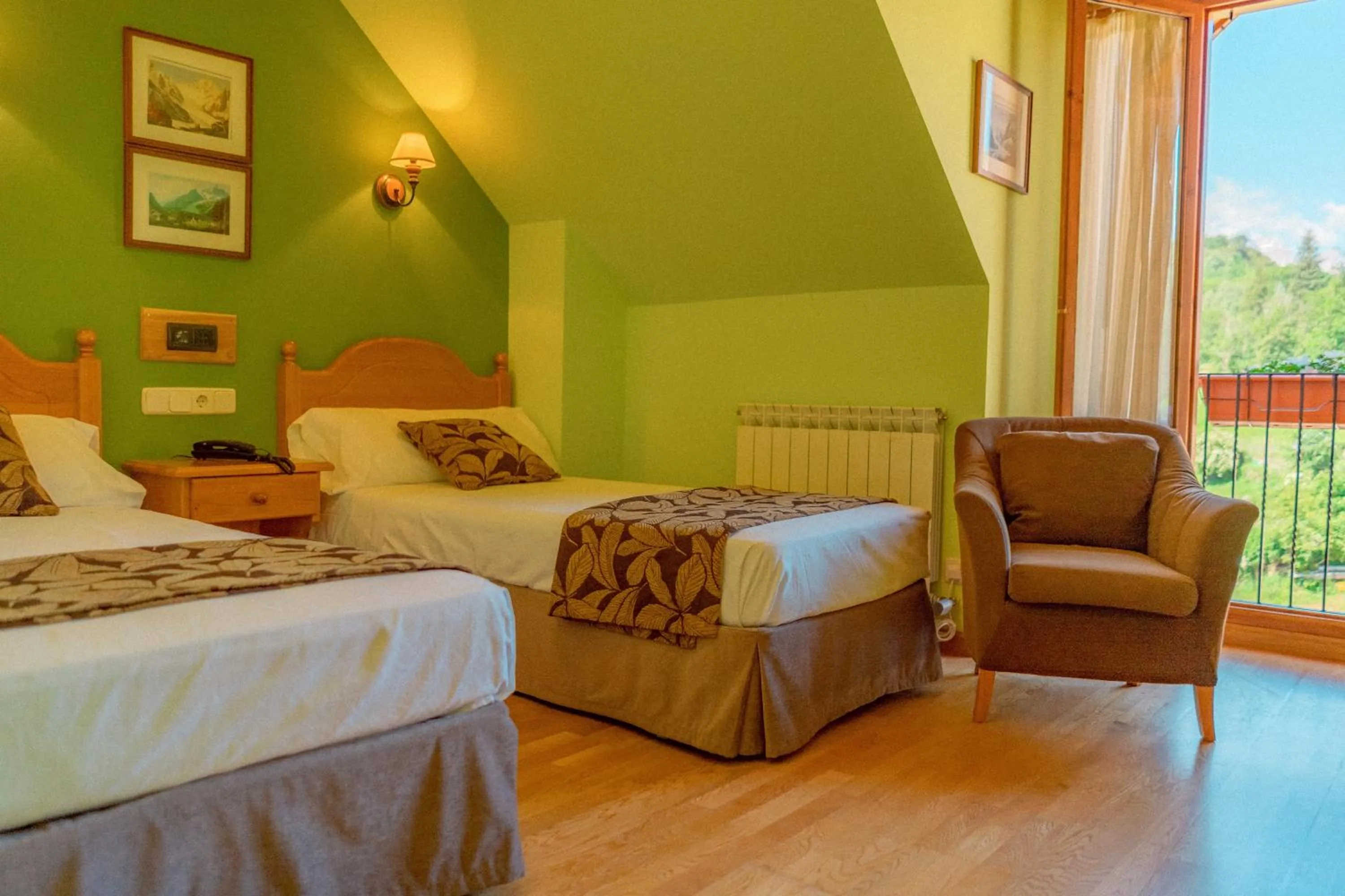 Bed in Hotel Sabocos