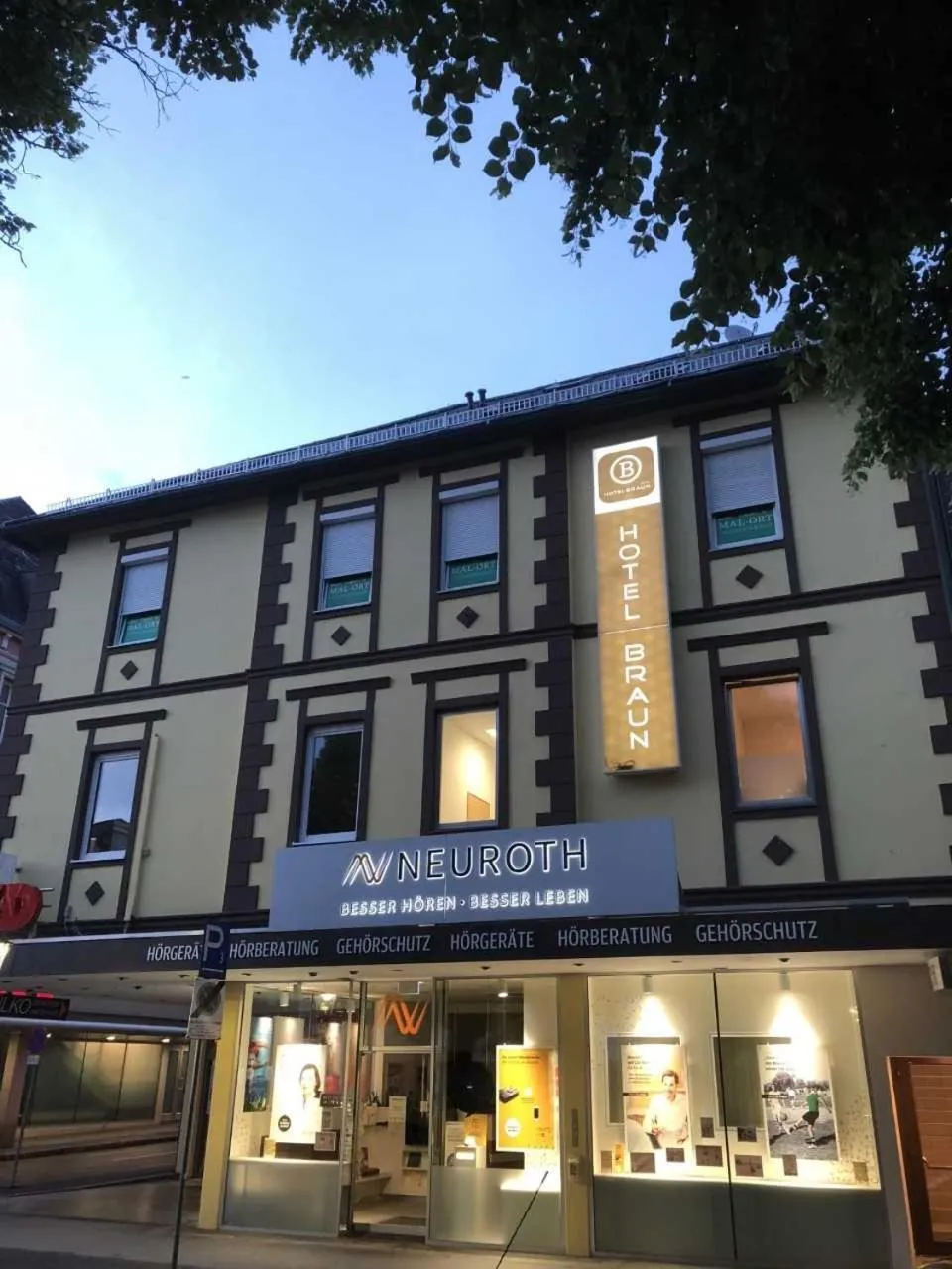 Facade/entrance in Hotel Braun