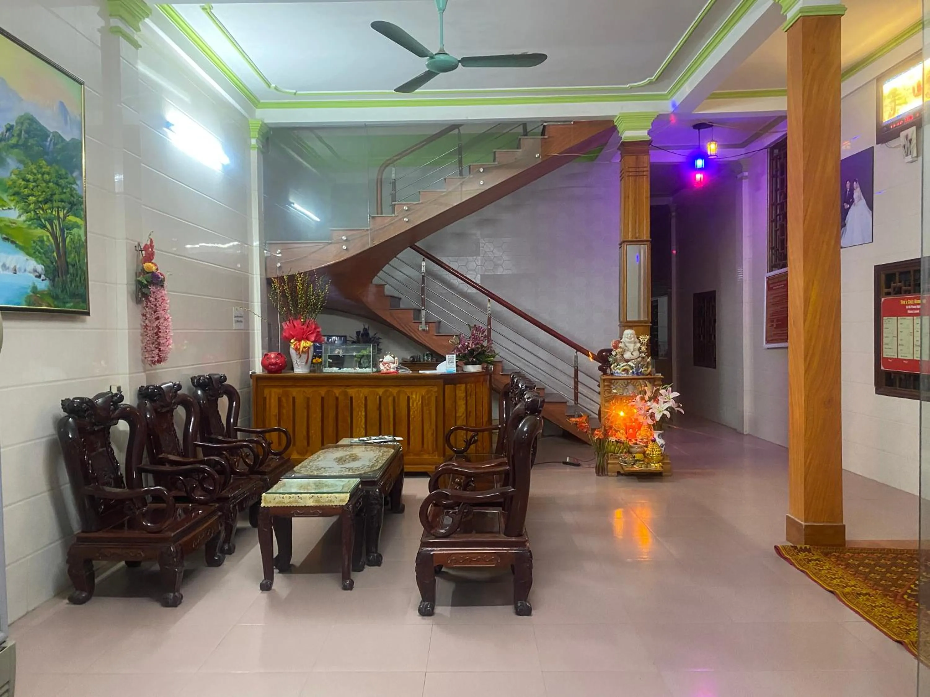 Living room in Phong Nha - Tien's Cozy Homestay