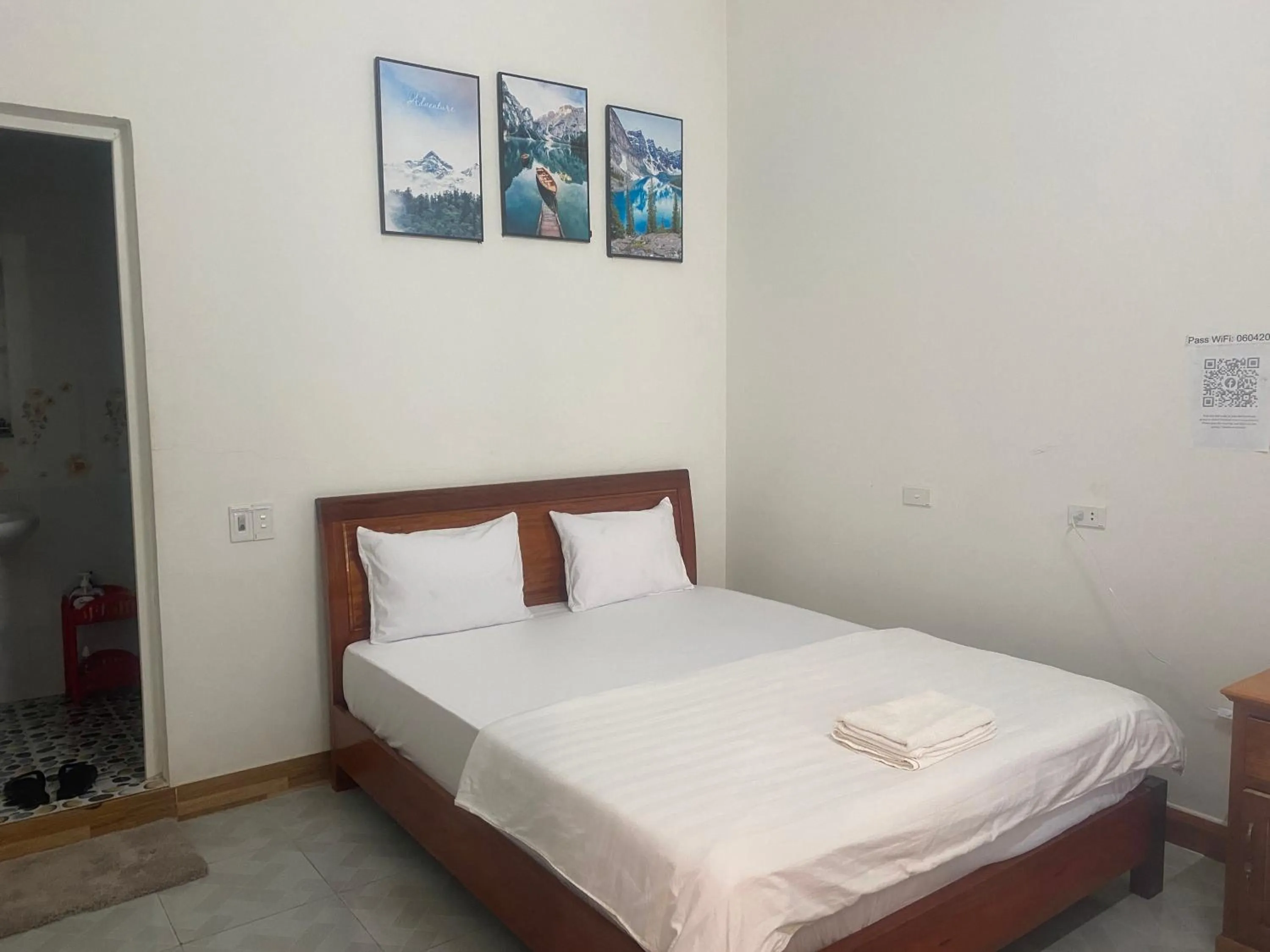 Decorative detail, Bed in Phong Nha - Tien's Cozy Homestay