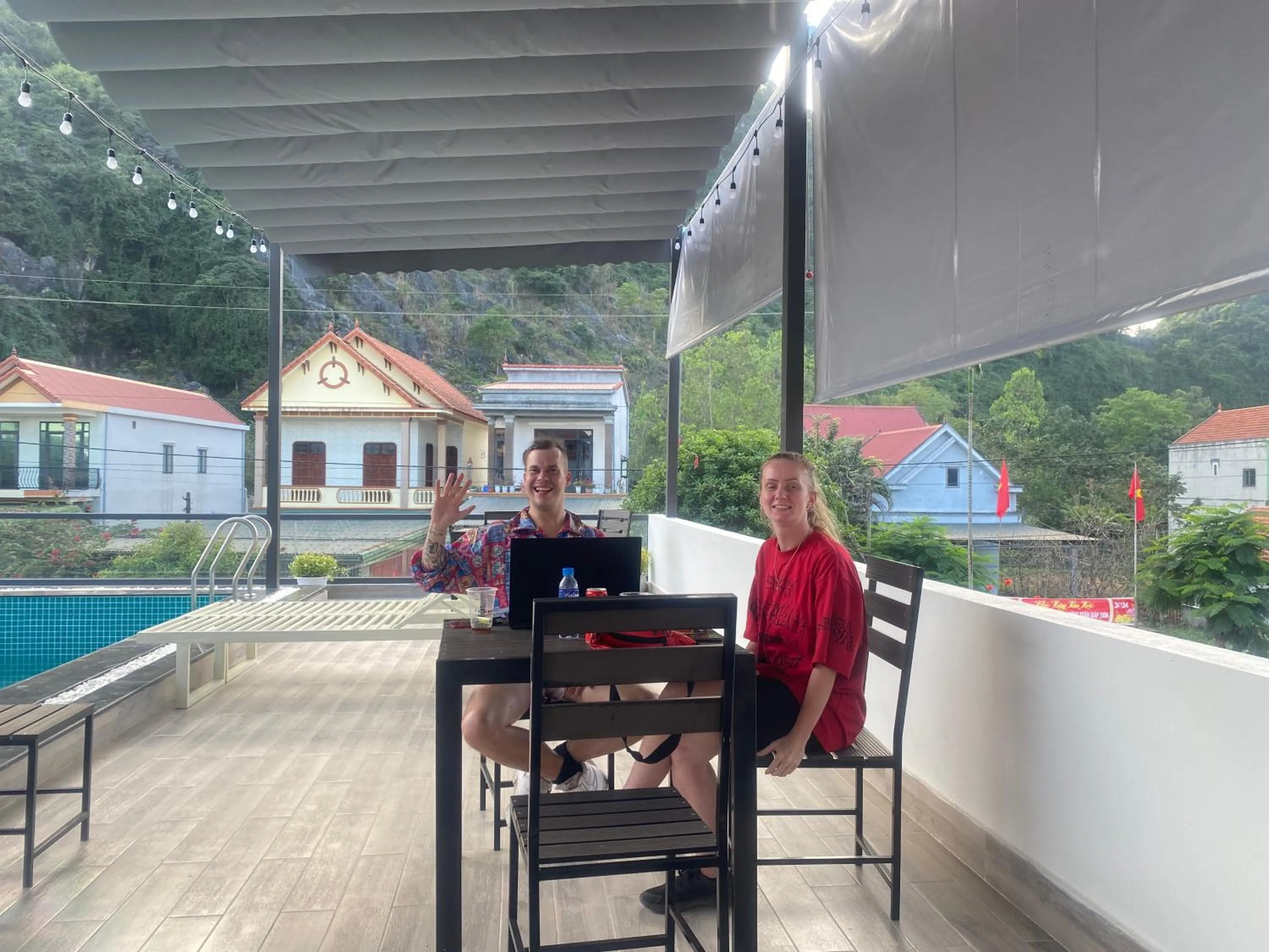 Patio in Phong Nha - Tien's Cozy Homestay