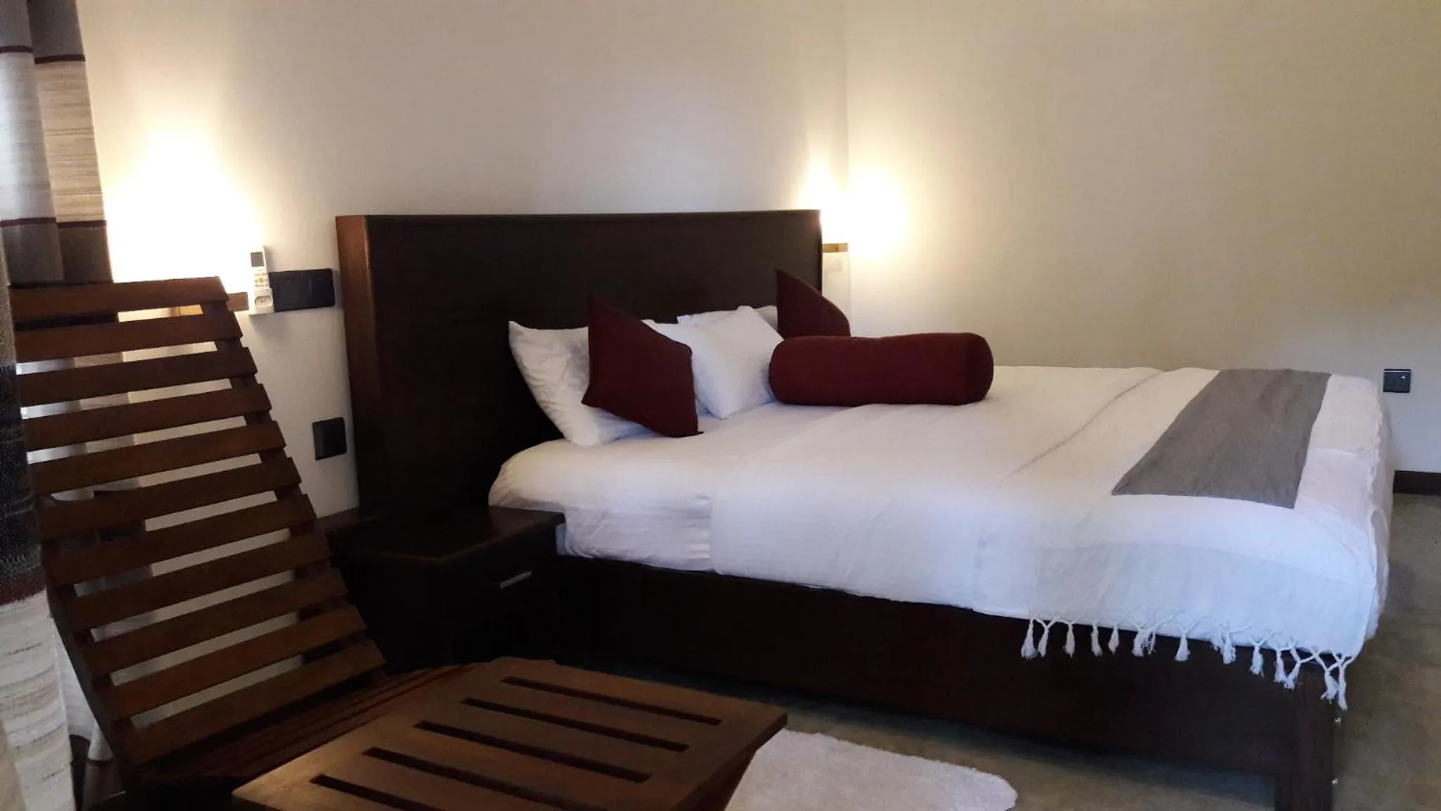 Bed in Amazing Villa