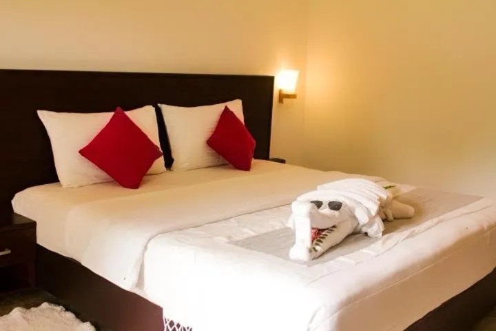 Bed in Amazing Villa