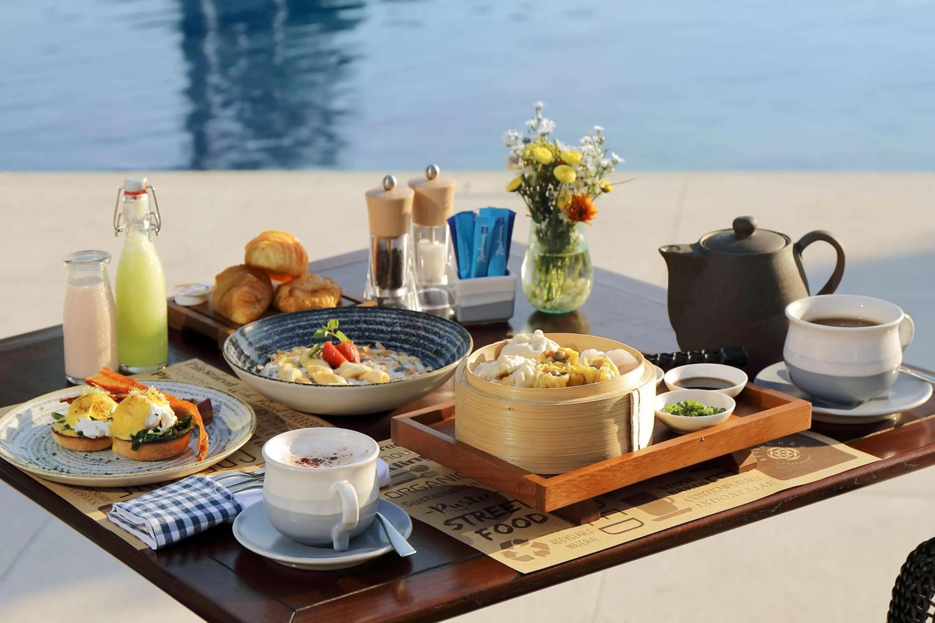 Breakfast in Radisson Blu Bali Uluwatu