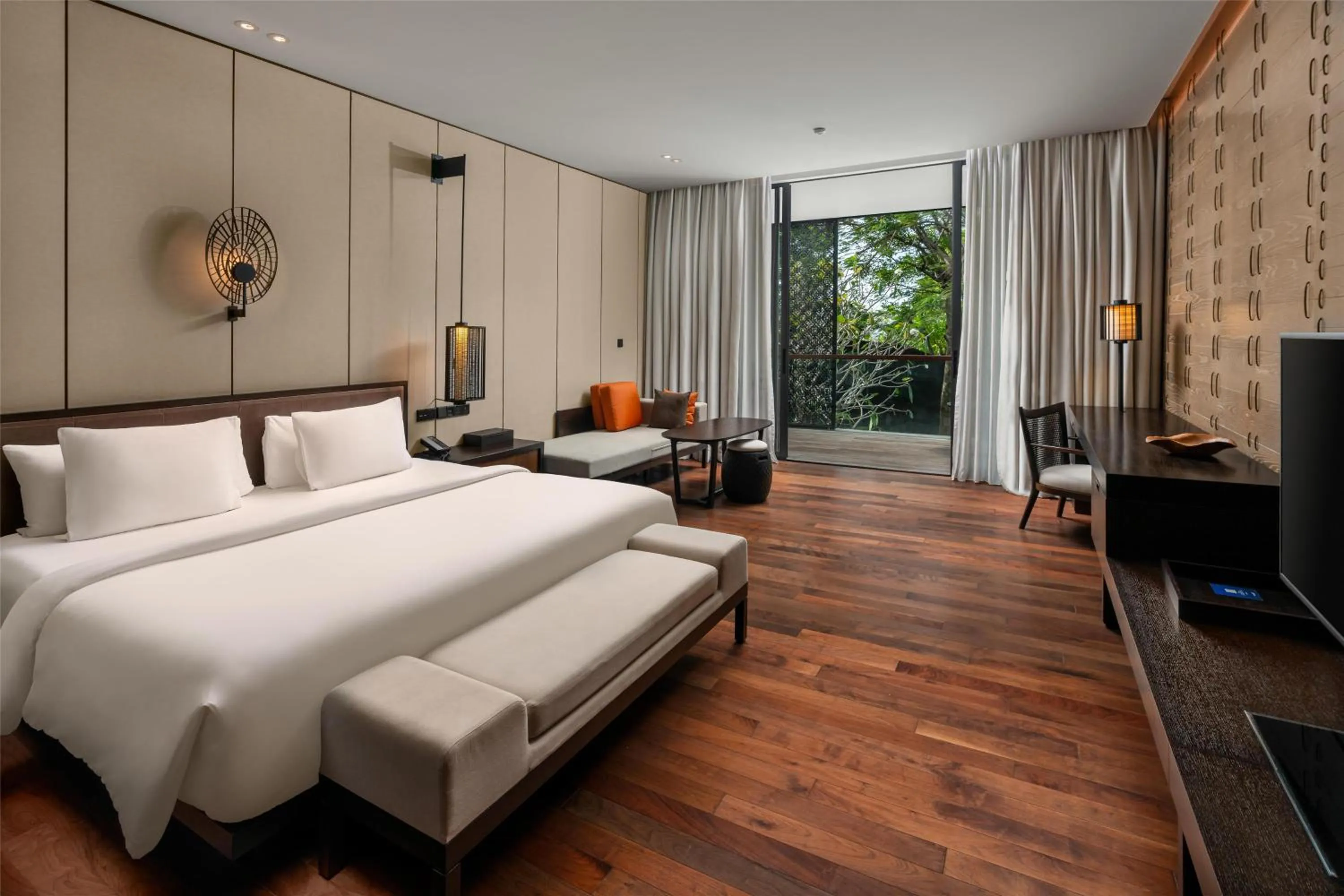 Bedroom, Bed in Radisson Blu Bali Uluwatu