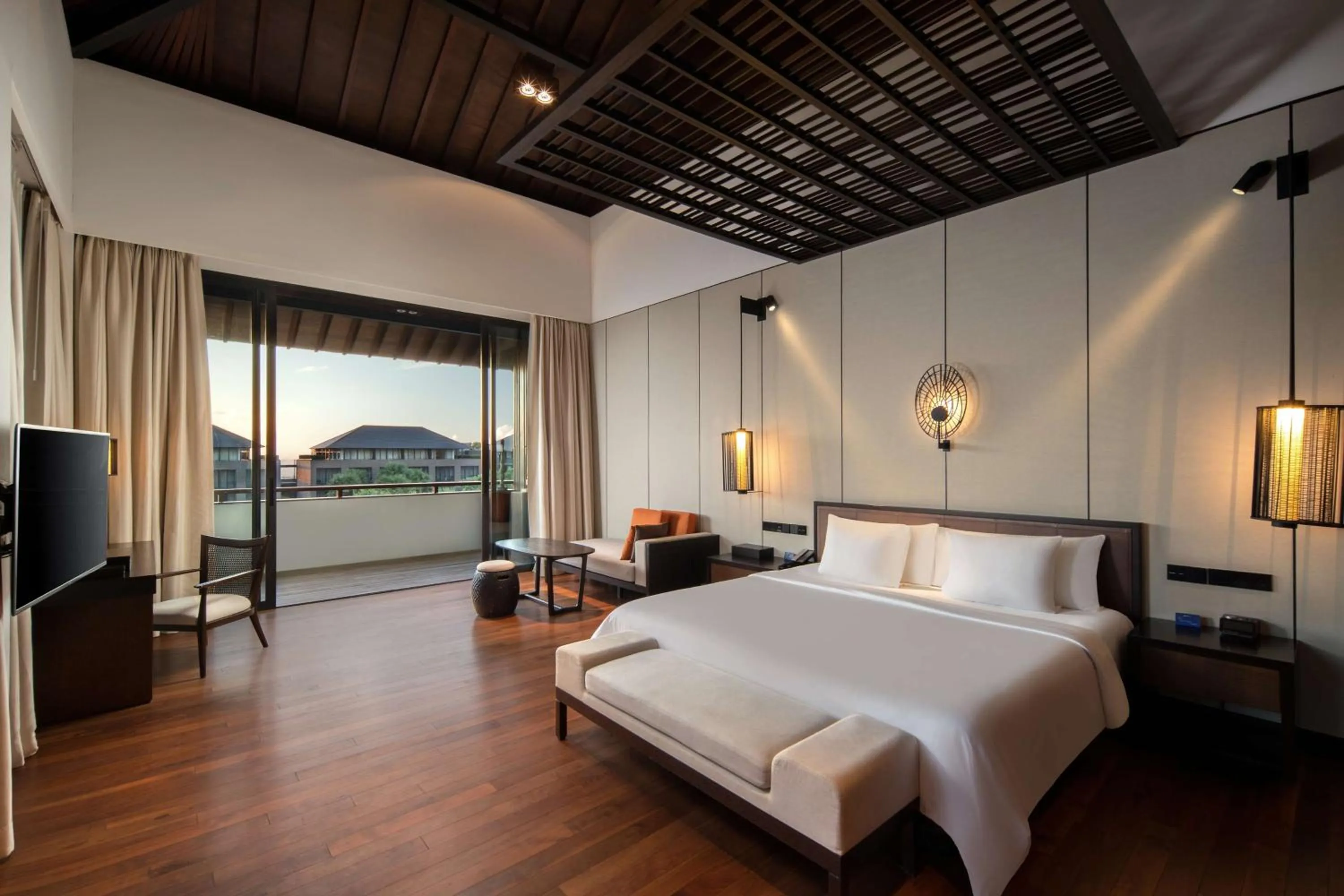 Photo of the whole room, Bed in Radisson Blu Bali Uluwatu
