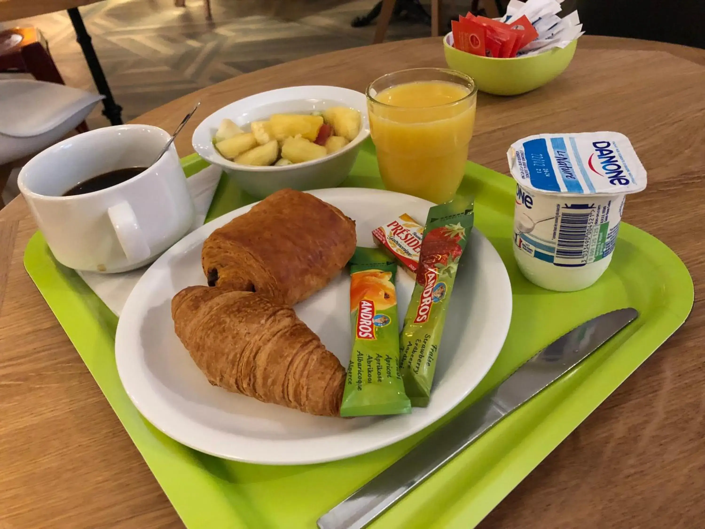 Breakfast in Ibis Budget Annecy sud-Poisy Breakfast in Ibis Budget Annecy sud-Poisy
