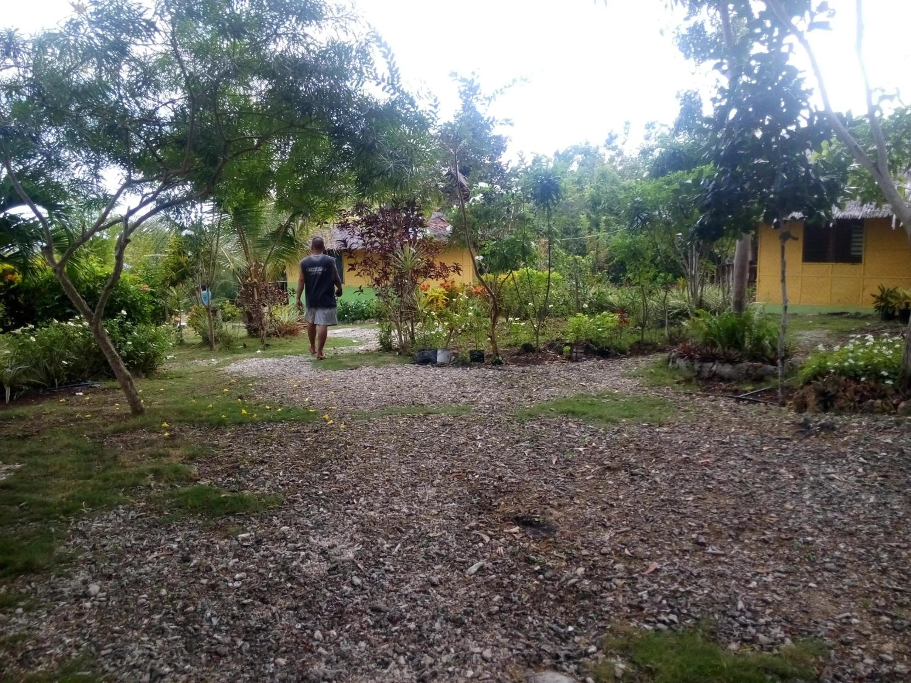 Garden view in La Villa Alta