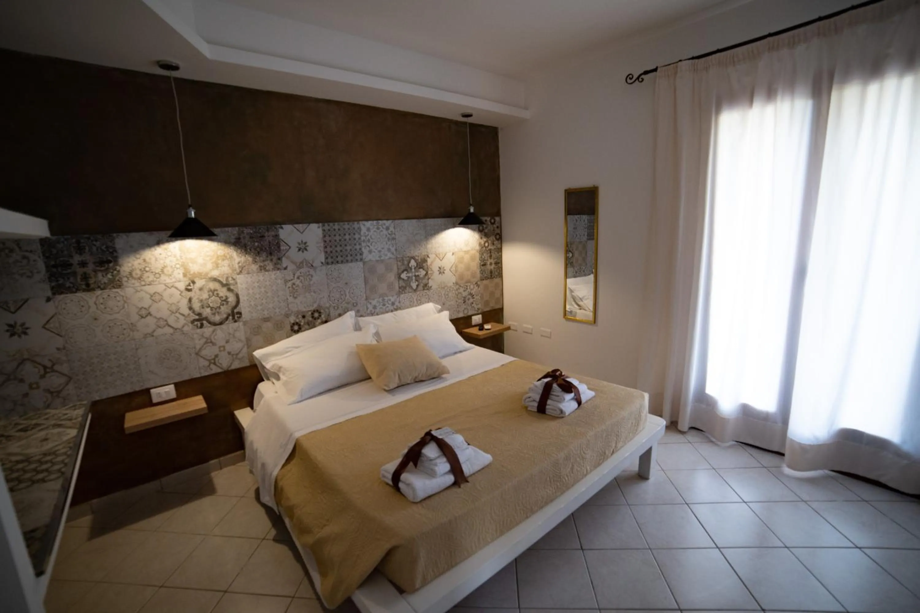 Bedroom, Bed in Villa Saturno
