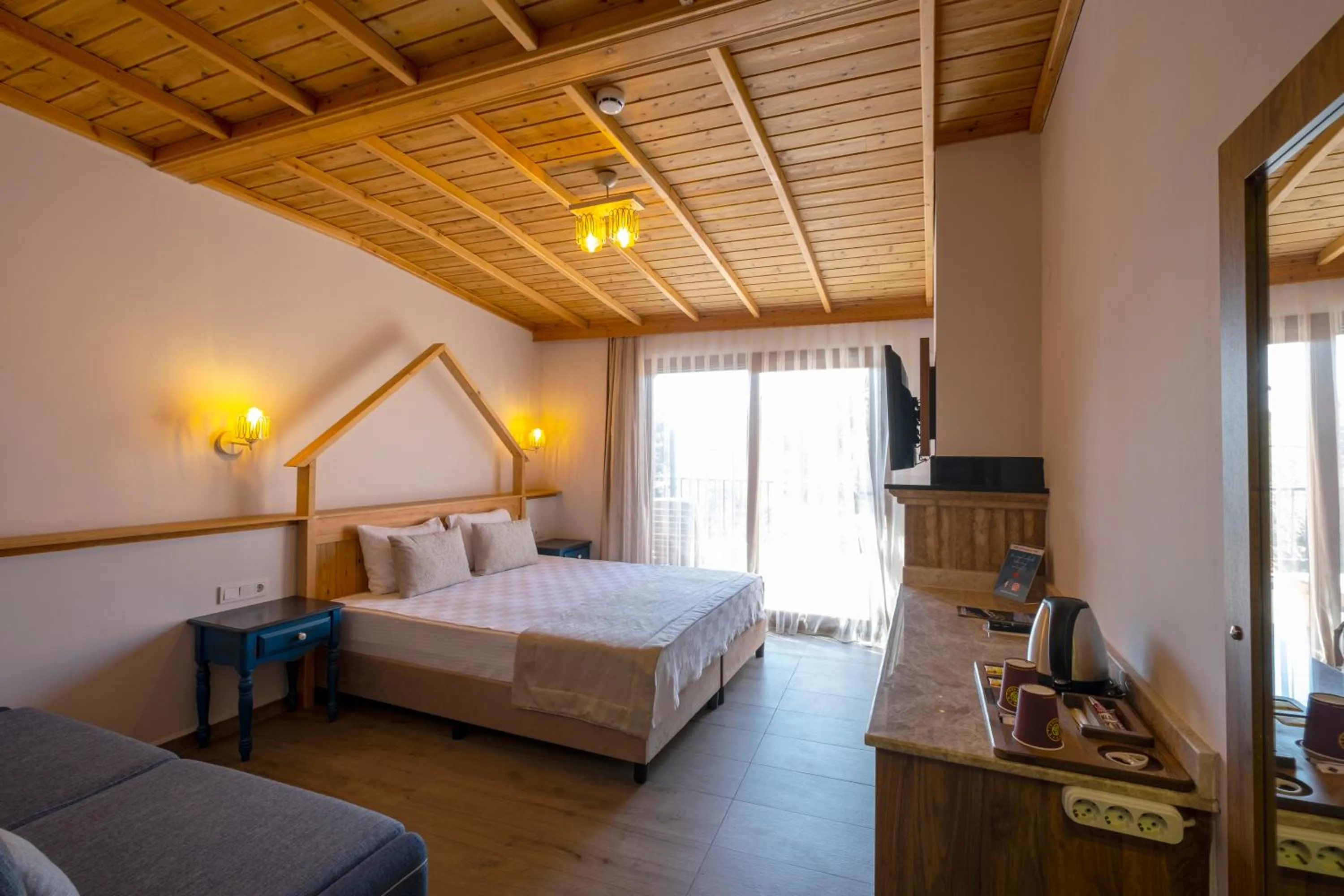 Bed in Villa Marine Hotel