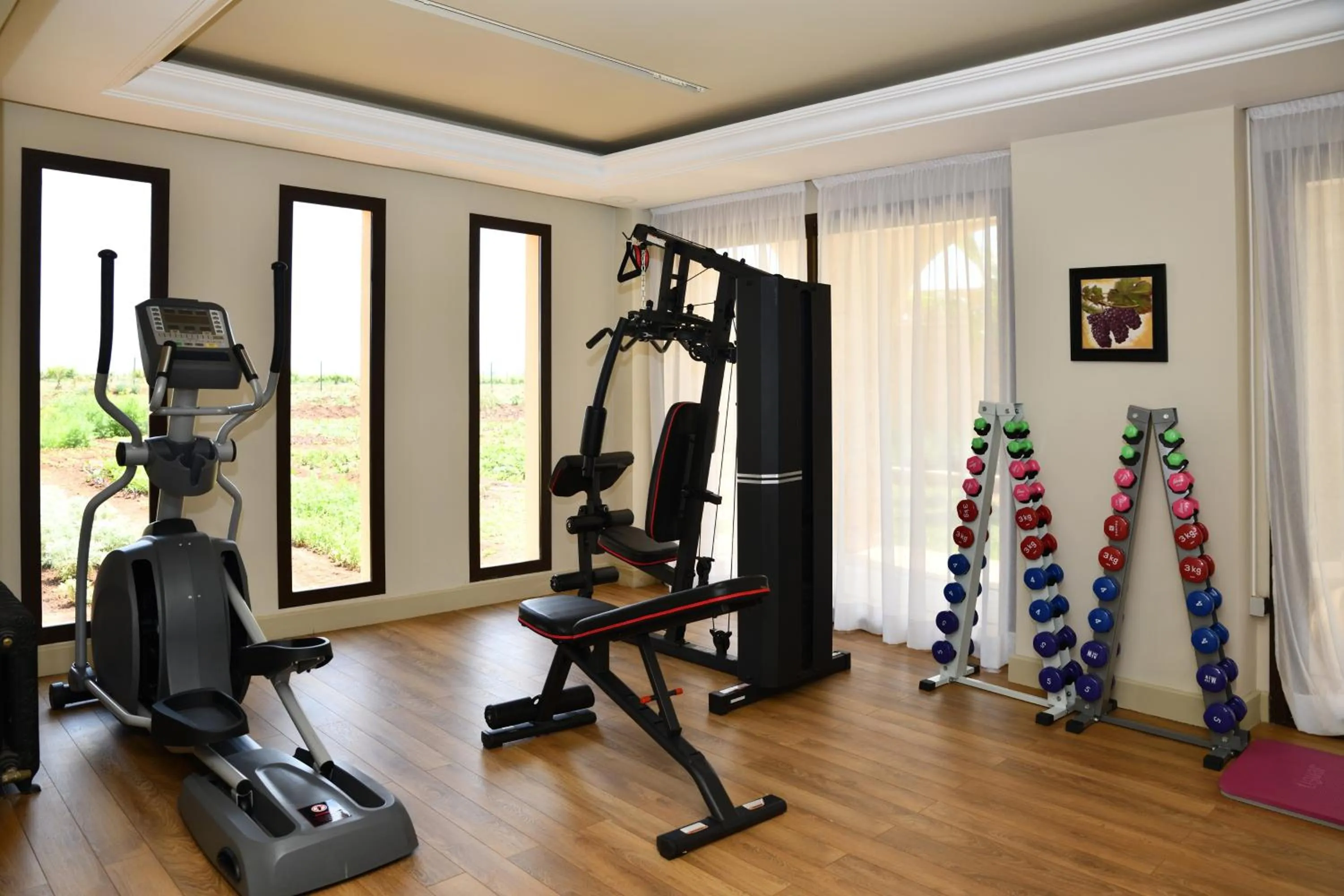 Fitness centre/facilities in Château Roslane Boutique hôtel & Spa