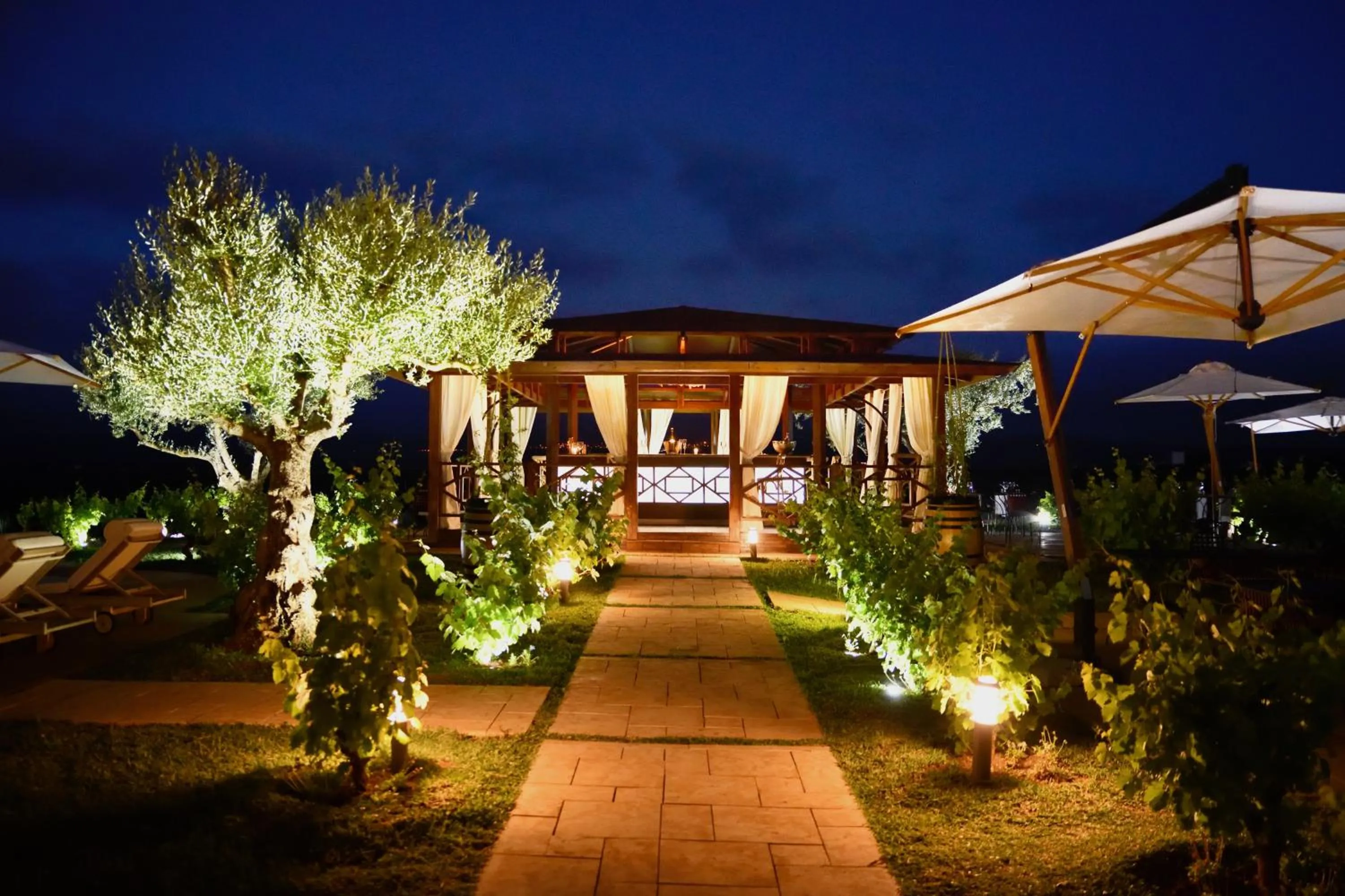 Patio in Château Roslane Boutique hôtel & Spa