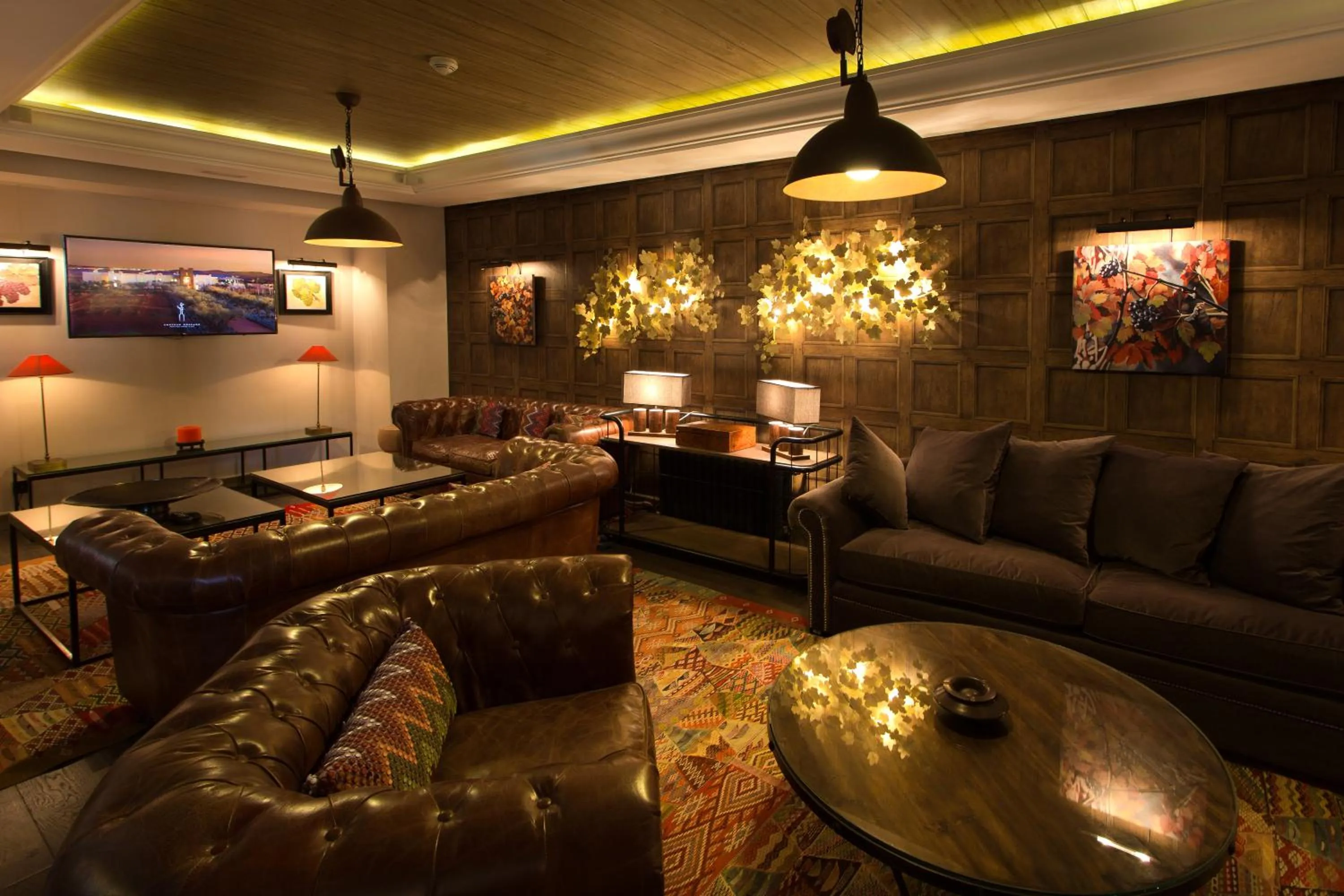 Communal lounge/ TV room in Château Roslane Boutique hôtel & Spa