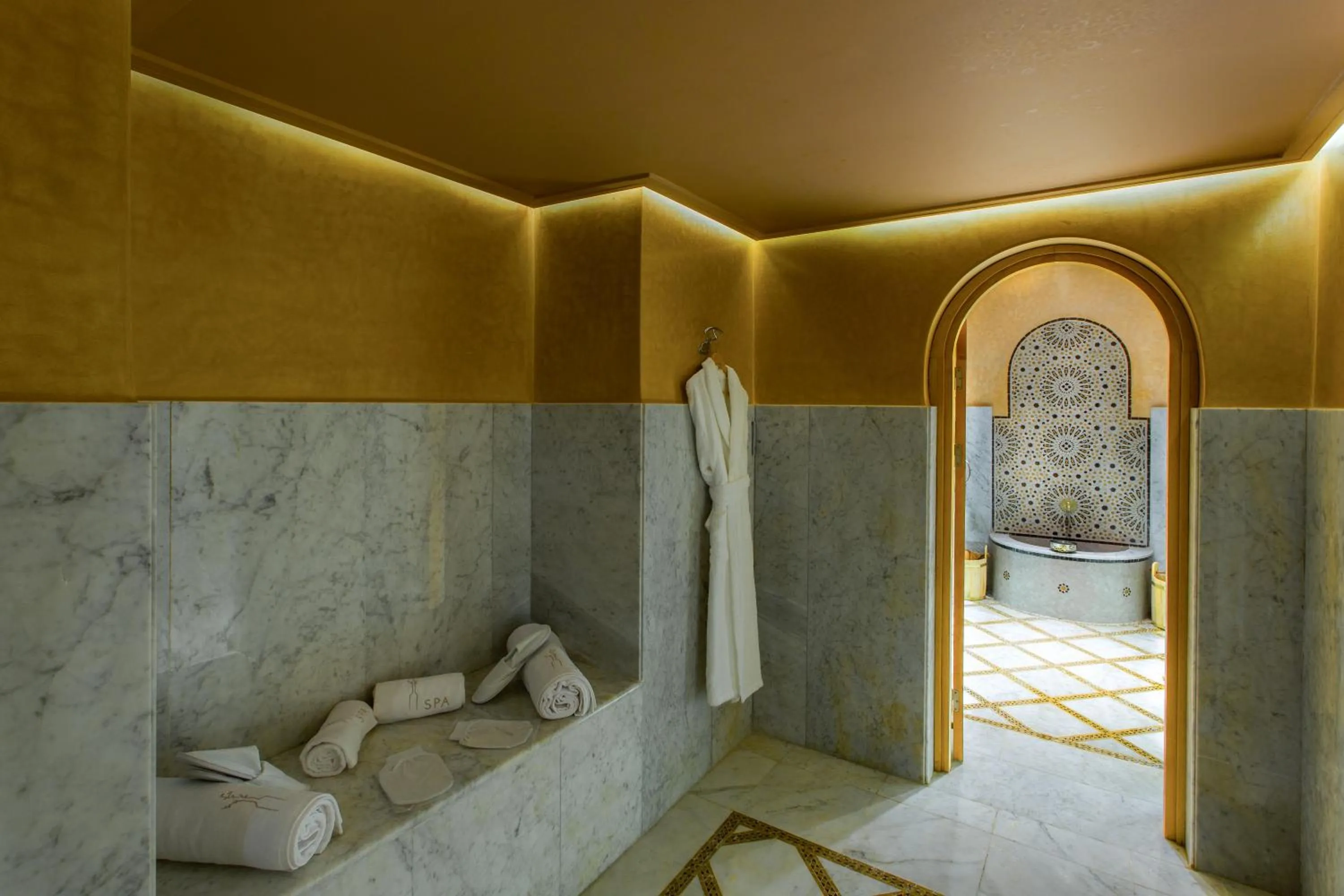 Steam room in Château Roslane Boutique hôtel & Spa