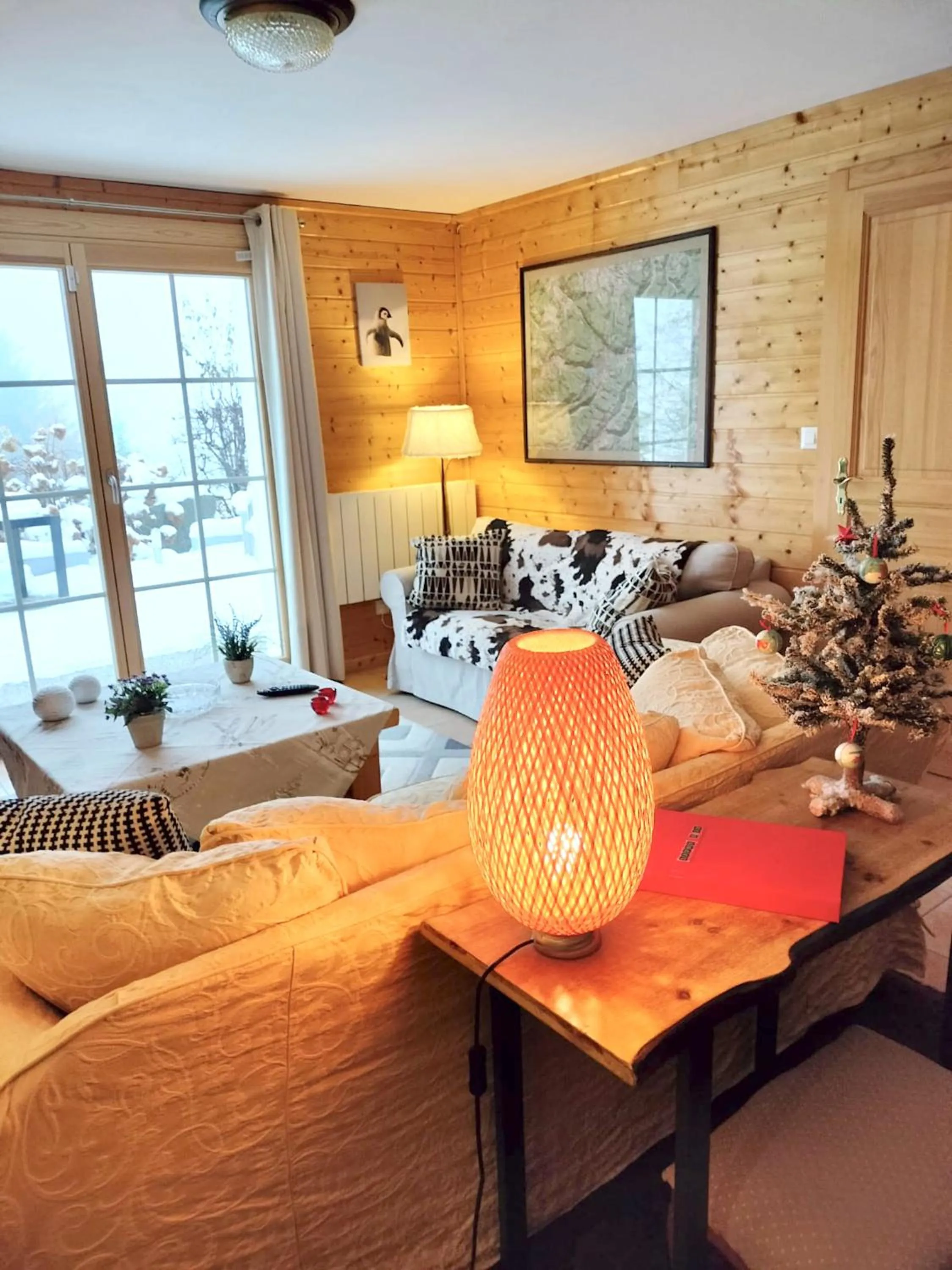 Living room in Appartement spacieux à Xonrupt-Longemer + Sauna