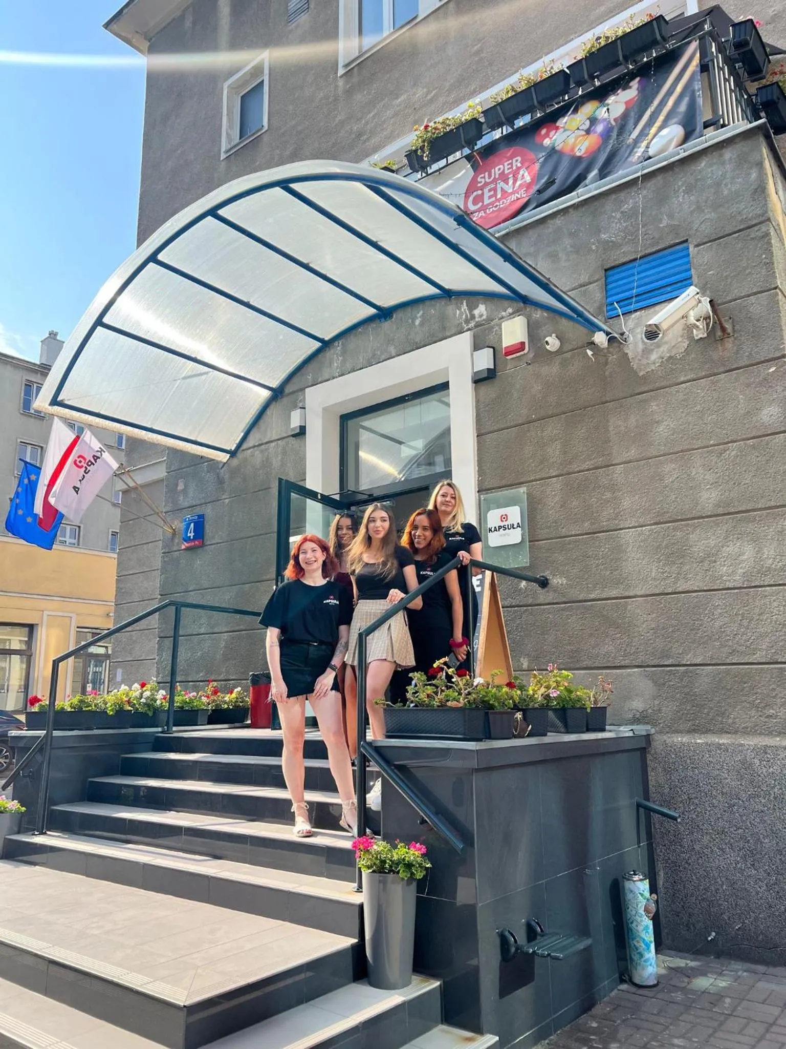 Property building in Kapsuła Hostel Warszawa